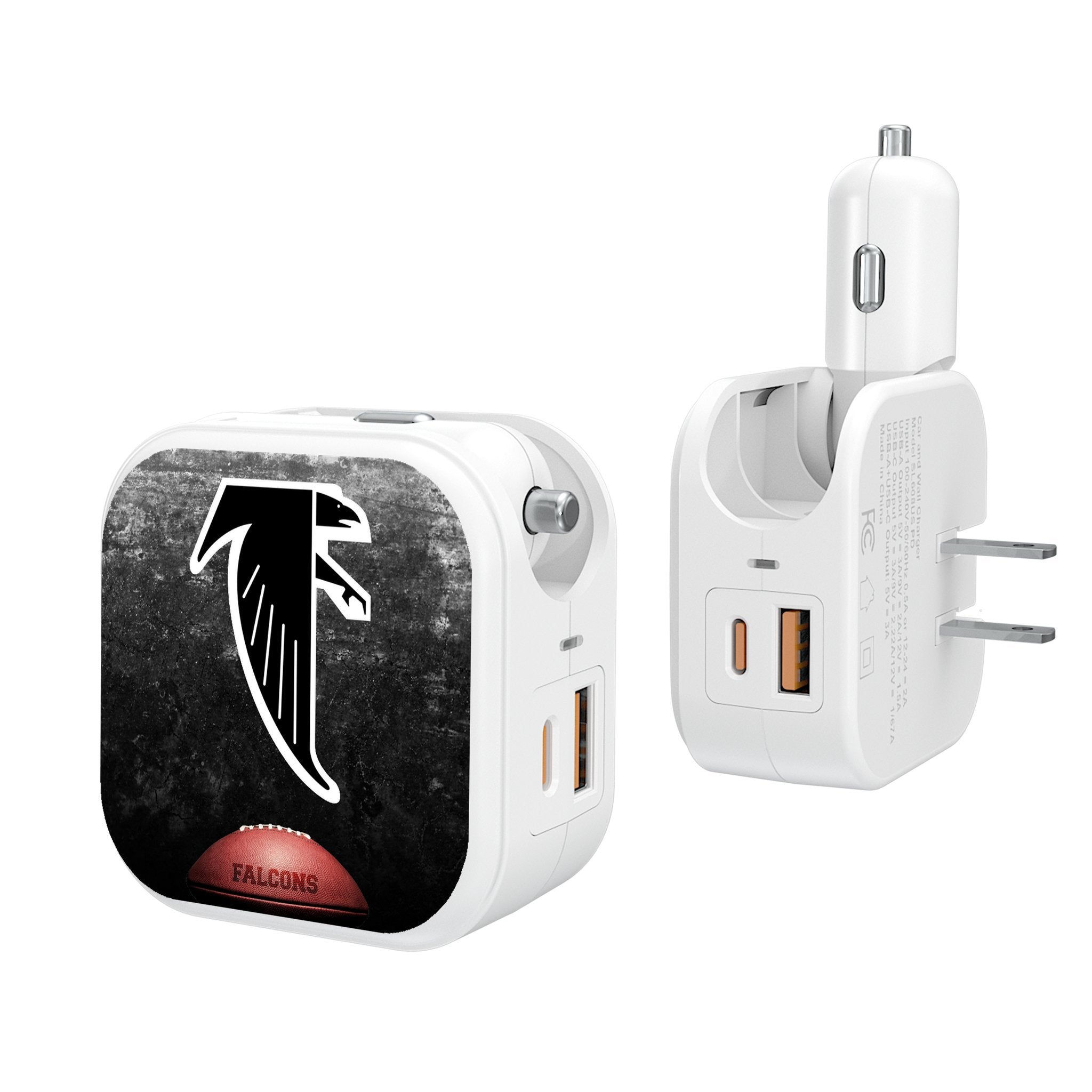 Atlanta Falcons Classic  Legendary 2 in 1 USB Charger - Sports Gifts, Sports Memorabilia, Sports Collectibles, Fan Shop