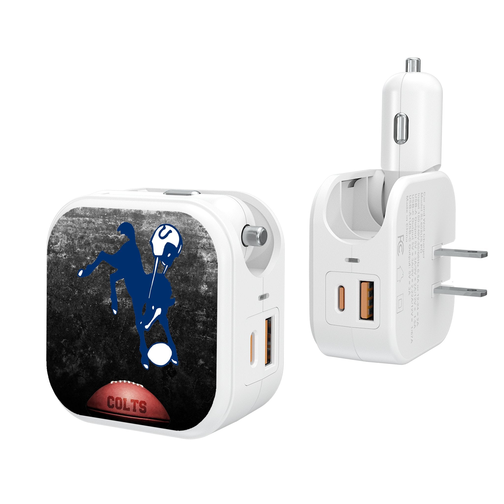 Baltimore Colts 1946 Historic Collection Legendary 2 in 1 USB Charger - Sports Gifts, Sports Memorabilia, Sports Collectibles, Fan Shop