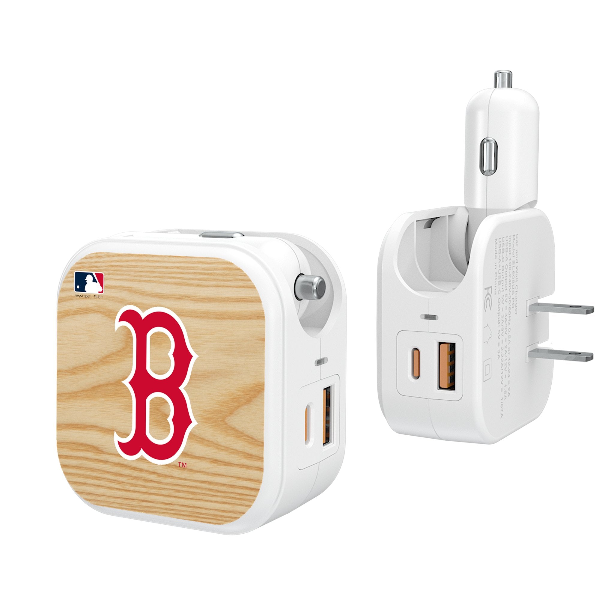 Boston Red Sox Baseball Bat 2 in 1 USB Charger - Sports Gifts, Sports Memorabilia, Sports Collectibles, Fan Shop