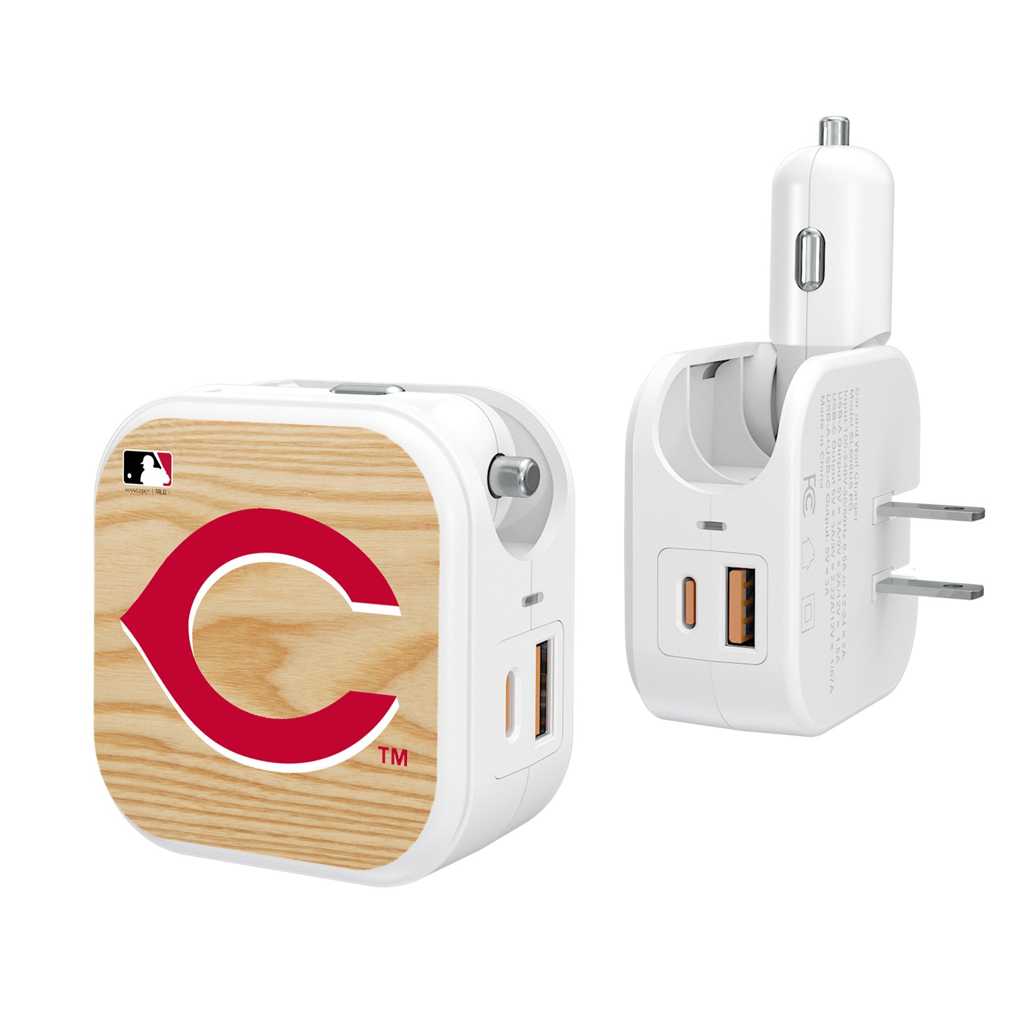 Cincinnati Reds Baseball Bat 2 in 1 USB Charger - Sports Gifts, Sports Memorabilia, Sports Collectibles, Fan Shop