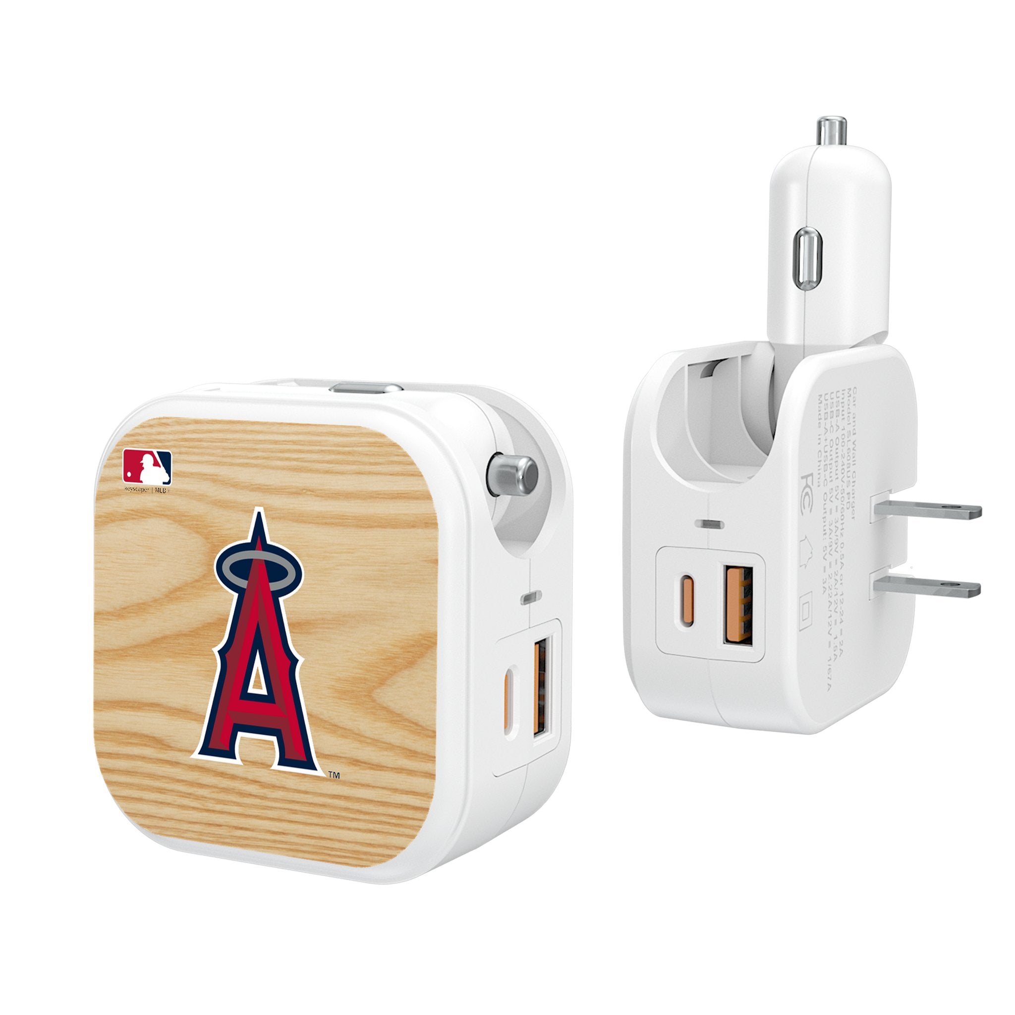 Los Angeles Angels Baseball Bat 2 in 1 USB Charger - Sports Gifts, Sports Memorabilia, Sports Collectibles, Fan Shop