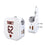 Joe Thuney Chicago Bears 62 Game Tactic 2 in 1 USB Charger - Sports Gifts, Sports Memorabilia, Sports Collectibles, Fan Shop