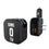 Brian Burns New York Giants 0 Game Tactic 2 in 1 USB A/C Charger - Sports Gifts, Sports Memorabilia, Sports Collectibles, Fan Shop