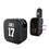 Daniel Jones Indianapolis Colts 17 Game Tactic 2 in 1 USB A/C Charger - Sports Gifts, Sports Memorabilia, Sports Collectibles, Fan Shop