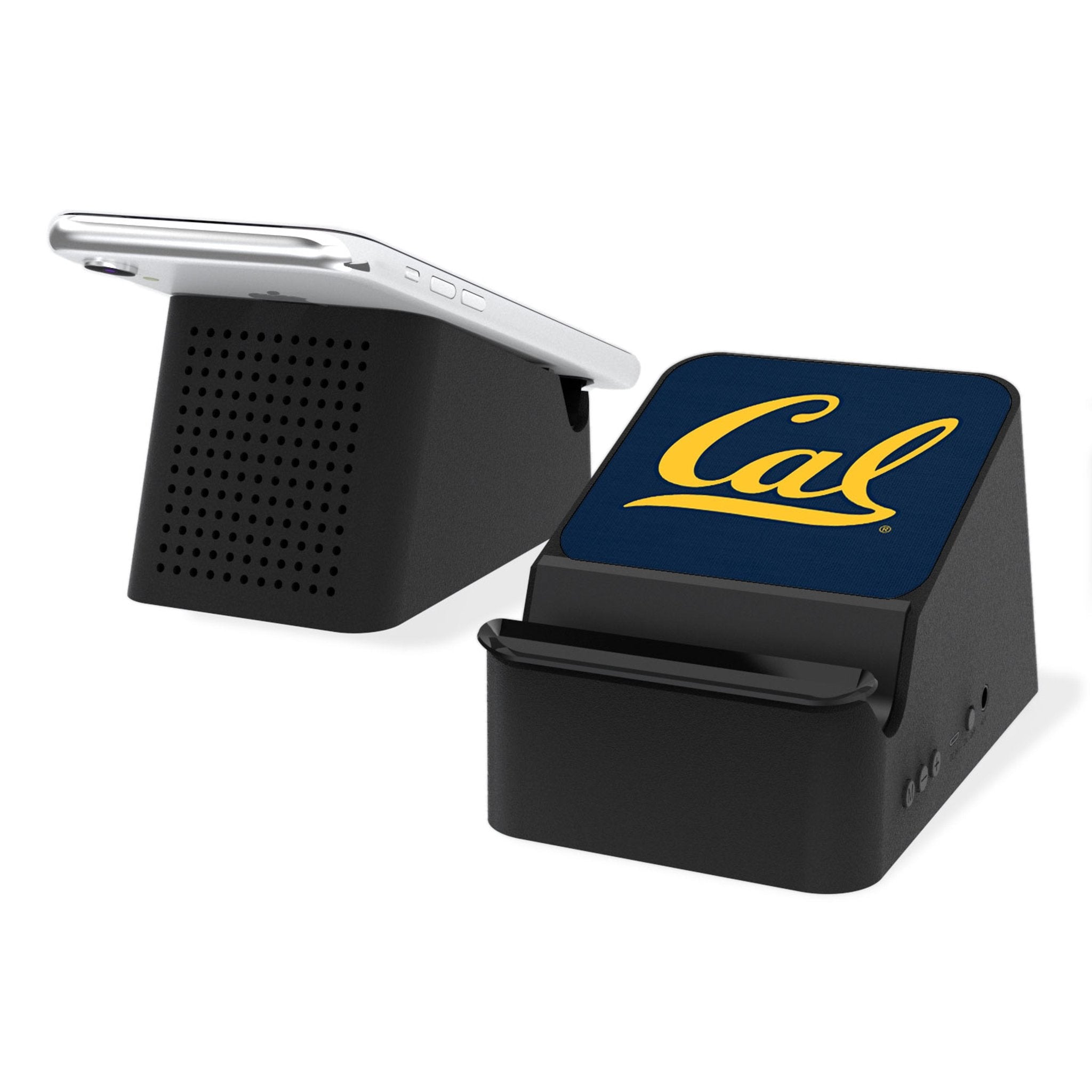 University of California Berkeley Golden Bears Solid Wireless Charging Station and Bluetooth Speaker - Sports Gifts, Sports Memorabilia, Sports Collectibles, Fan Shop