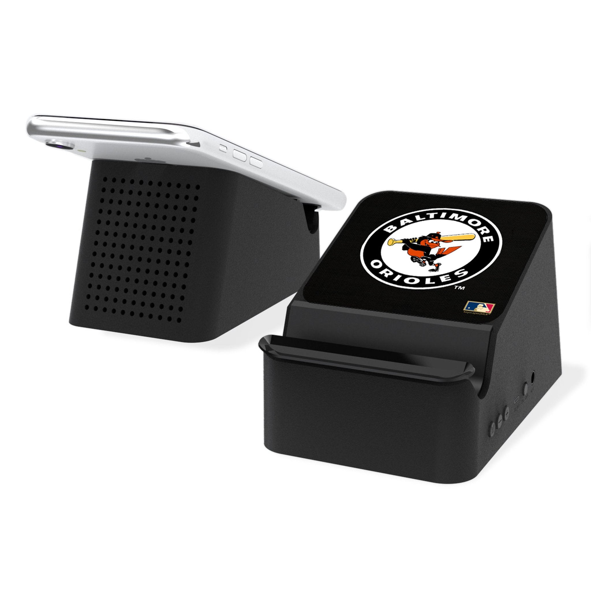 Baltimore Orioles 1966-1969 - Cooperstown Collection Solid Wireless Charging Station and Bluetooth Speaker - Sports Gifts, Sports Memorabilia, Sports Collectibles, Fan Shop