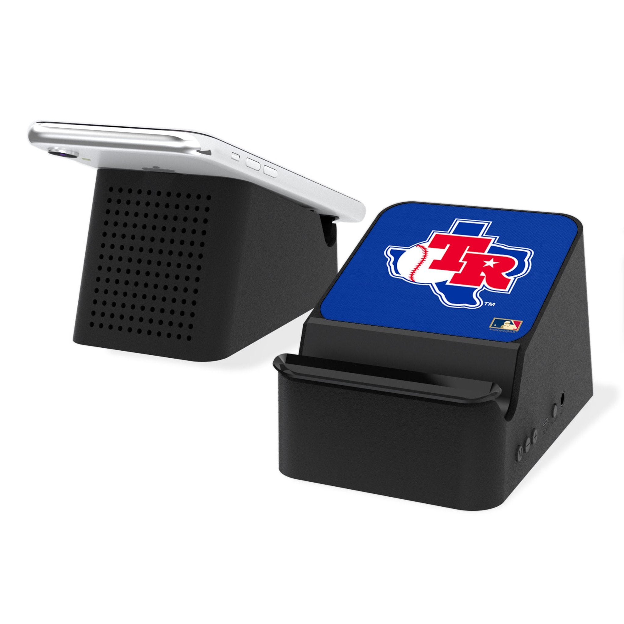 Texas Rangers 1981-1983 - Cooperstown Collection Solid Wireless Charging Station and Bluetooth Speaker - Sports Gifts, Sports Memorabilia, Sports Collectibles, Fan Shop