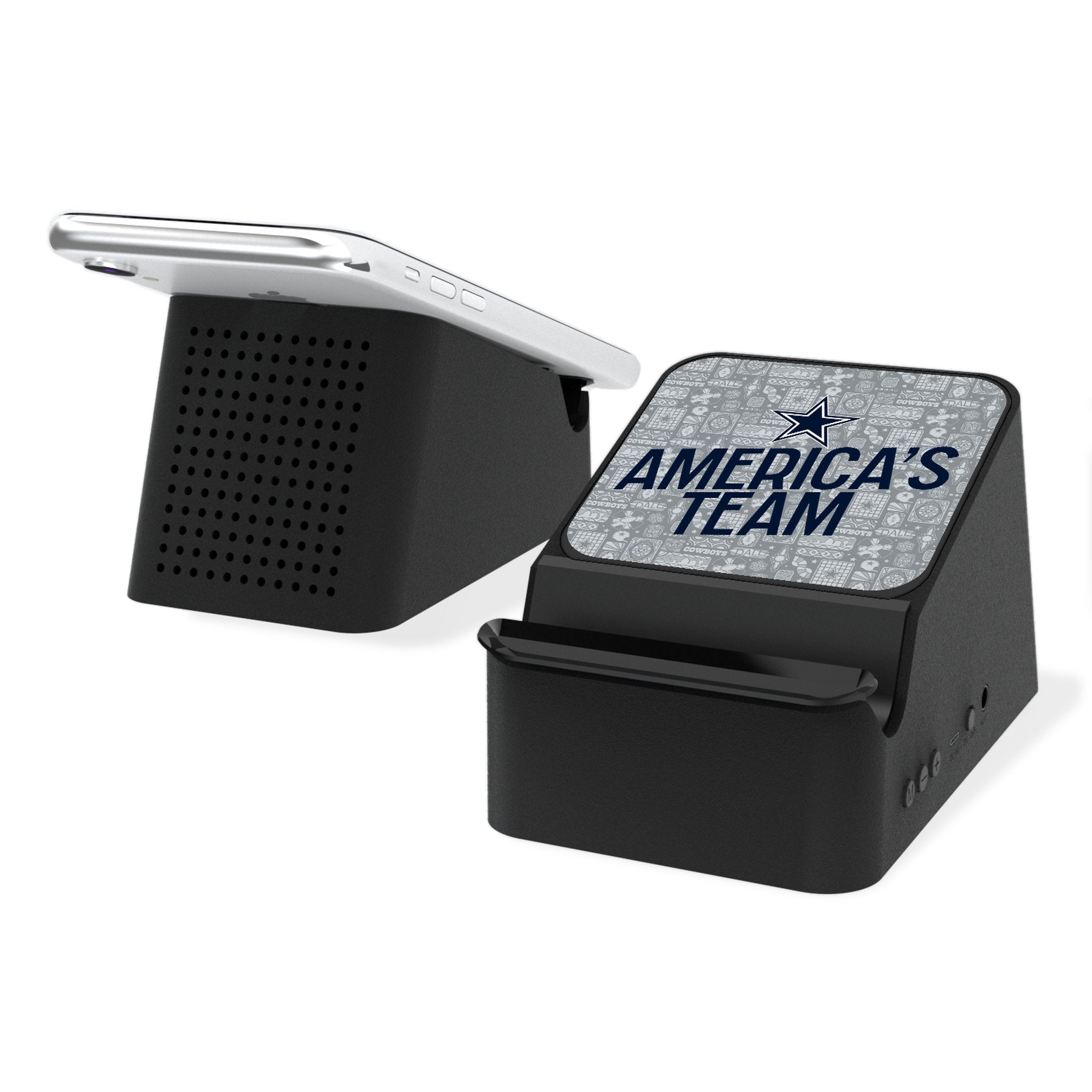 Dallas Cowboys 2024 Illustrated Limited Edition Wireless Charging Station and Bluetooth Speaker - Sports Gifts, Sports Memorabilia, Sports Collectibles, Fan Shop