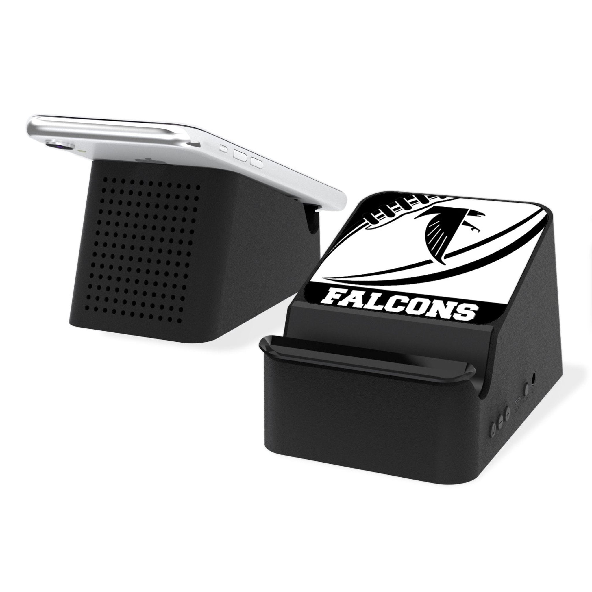 Atlanta Falcons Classic  Passtime Wireless Charging Station and Bluetooth Speaker - Sports Gifts, Sports Memorabilia, Sports Collectibles, Fan Shop