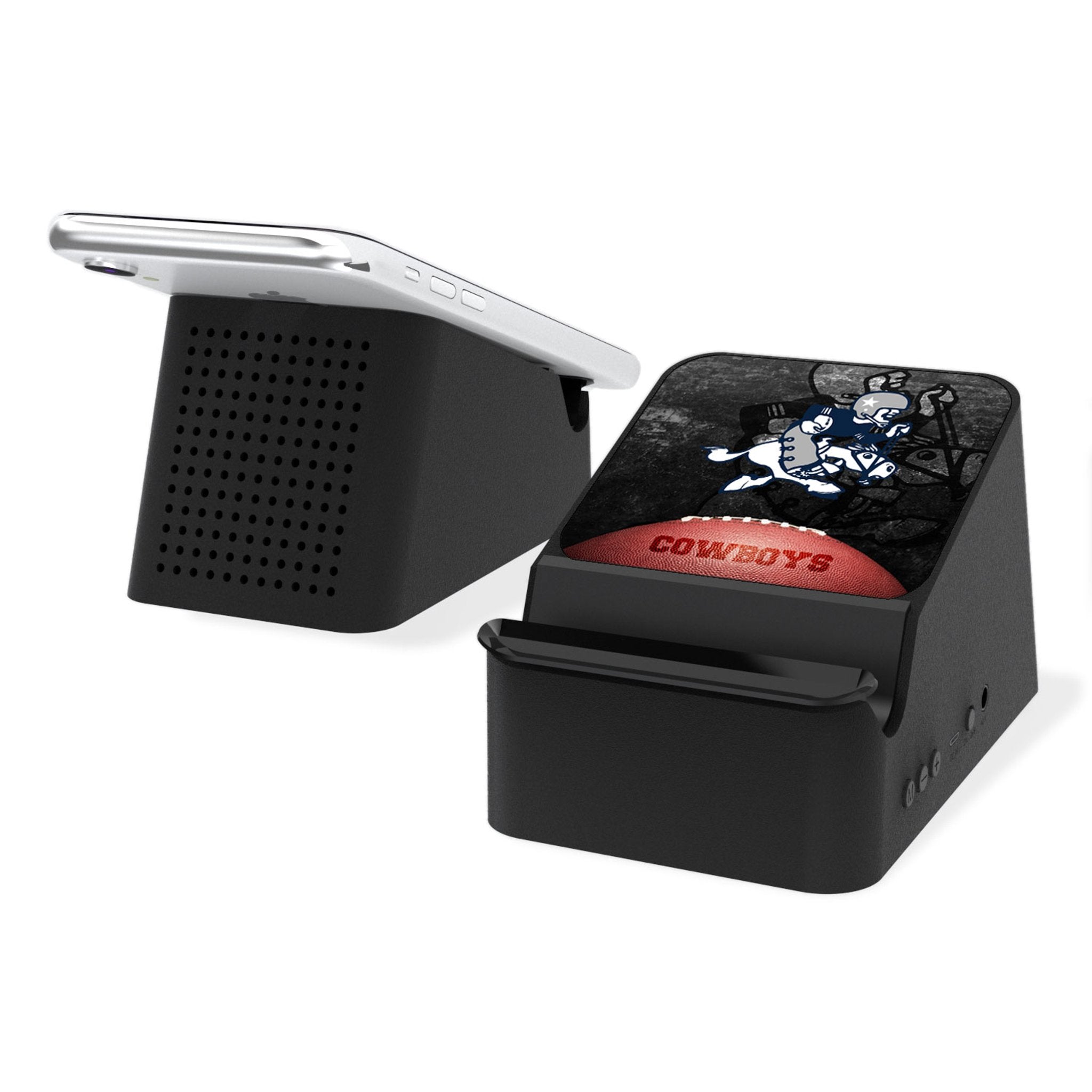 Dallas Cowboys 1966-1969 Historic Collection Legendary Wireless Charging Station and Bluetooth Speaker - Sports Gifts, Sports Memorabilia, Sports Collectibles, Fan Shop