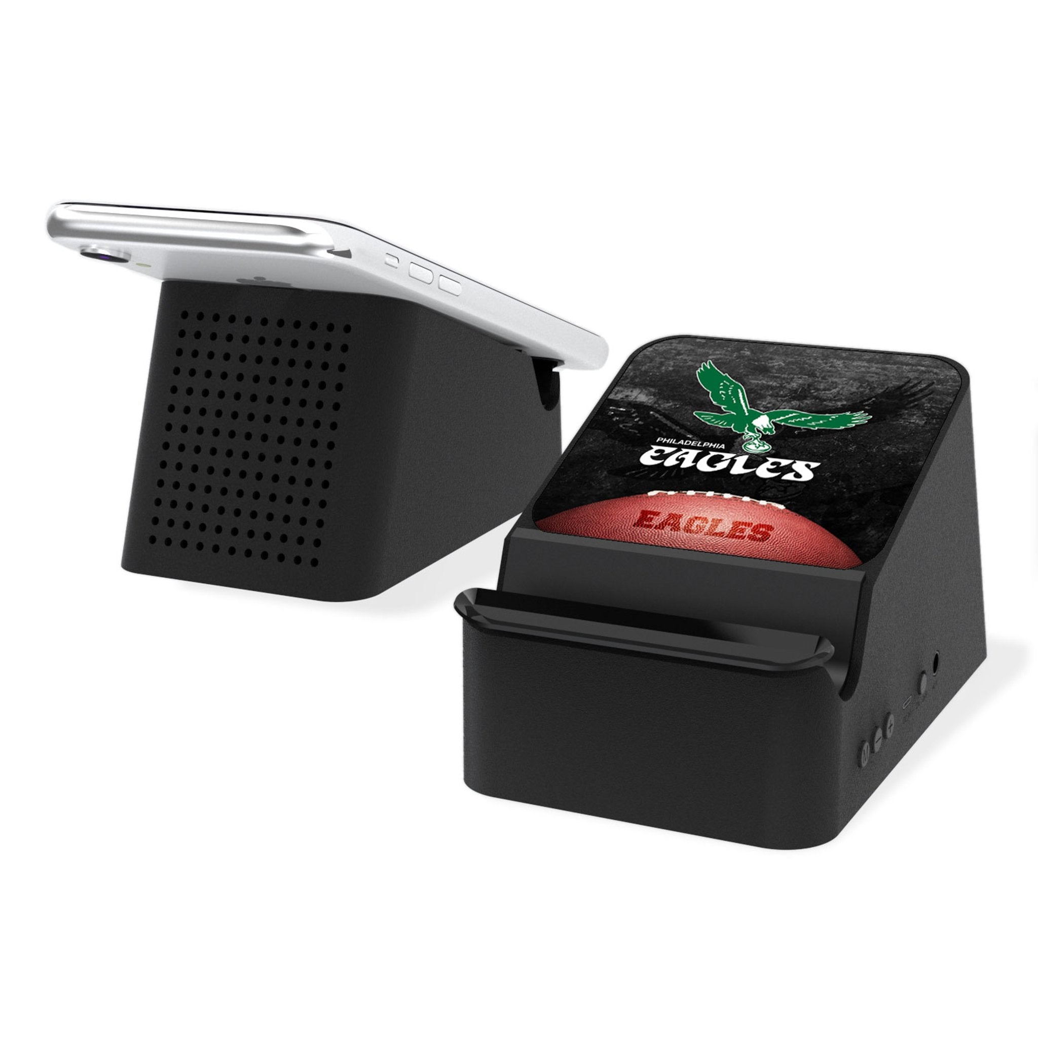 Philadelphia Eagles 1973-1995 Historic Collection Legendary Wireless Charging Station and Bluetooth Speaker - Sports Gifts, Sports Memorabilia, Sports Collectibles, Fan Shop