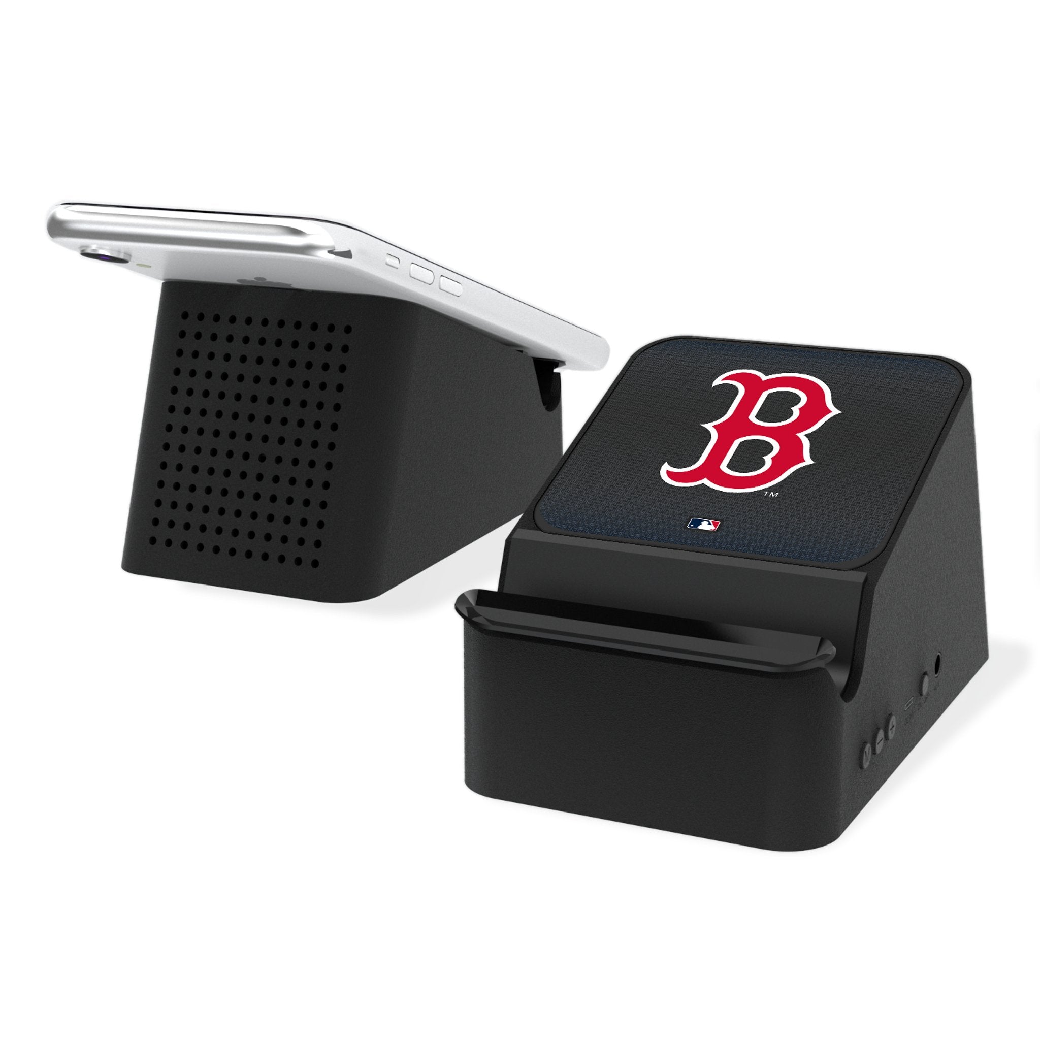 Boston Red Sox Linen Wireless Charging Station and Bluetooth Speaker - Sports Gifts, Sports Memorabilia, Sports Collectibles, Fan Shop
