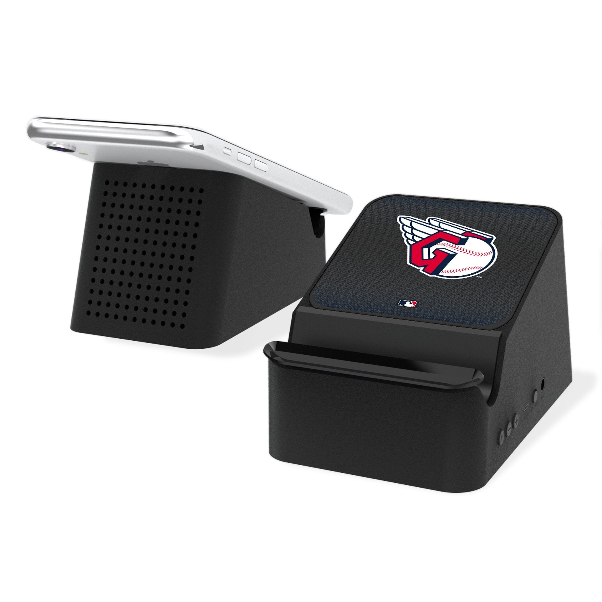 Cleveland Guardians Linen Wireless Charging Station and Bluetooth Speaker - Sports Gifts, Sports Memorabilia, Sports Collectibles, Fan Shop