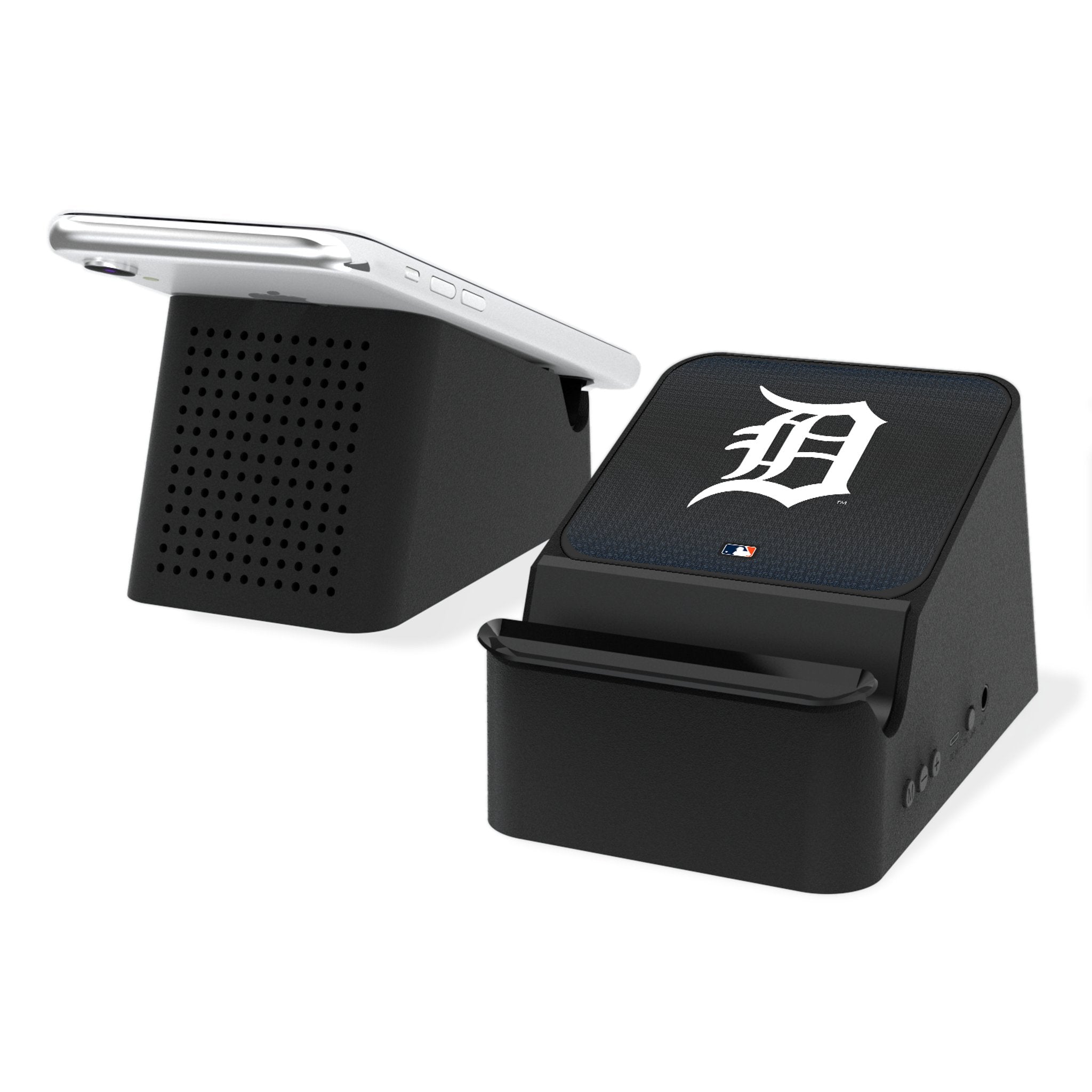 Detroit Tigers Linen Wireless Charging Station and Bluetooth Speaker - Sports Gifts, Sports Memorabilia, Sports Collectibles, Fan Shop