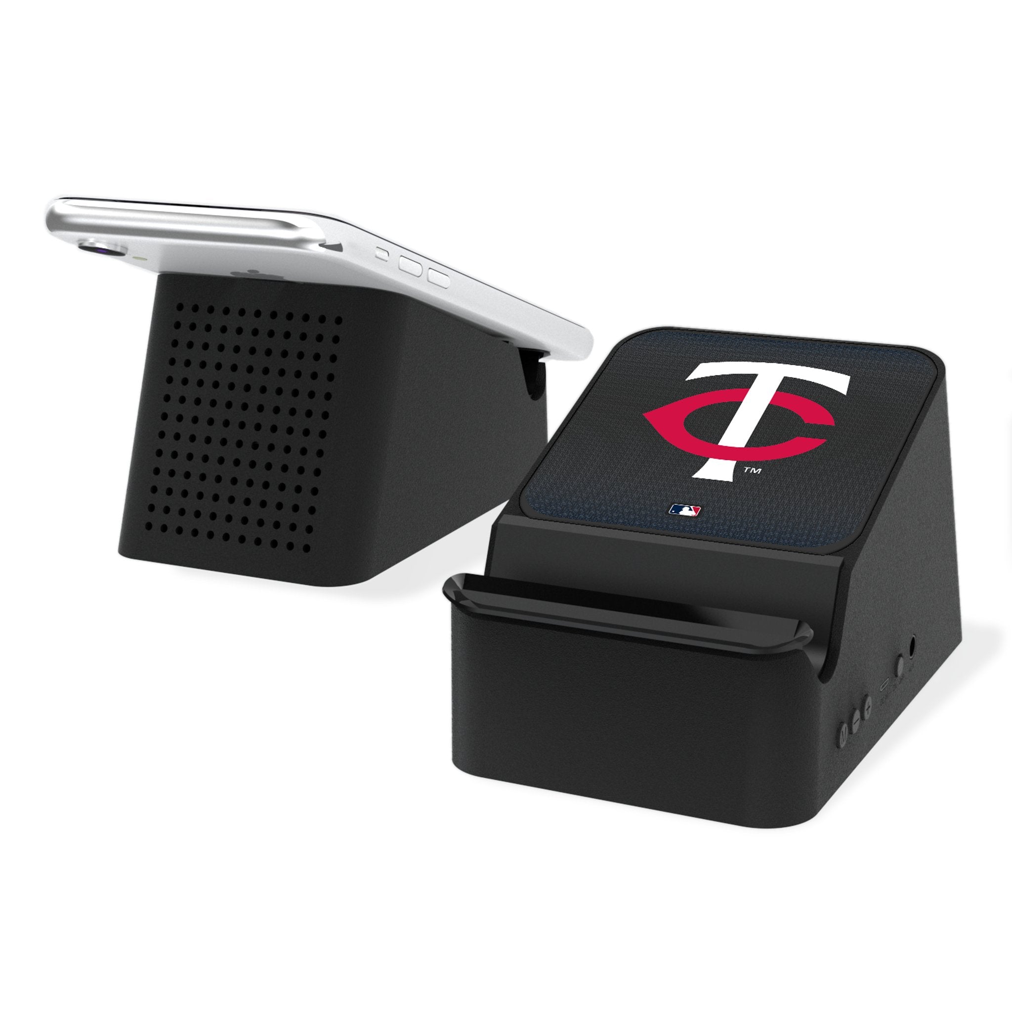 Minnesota Twins Linen Wireless Charging Station and Bluetooth Speaker - Sports Gifts, Sports Memorabilia, Sports Collectibles, Fan Shop