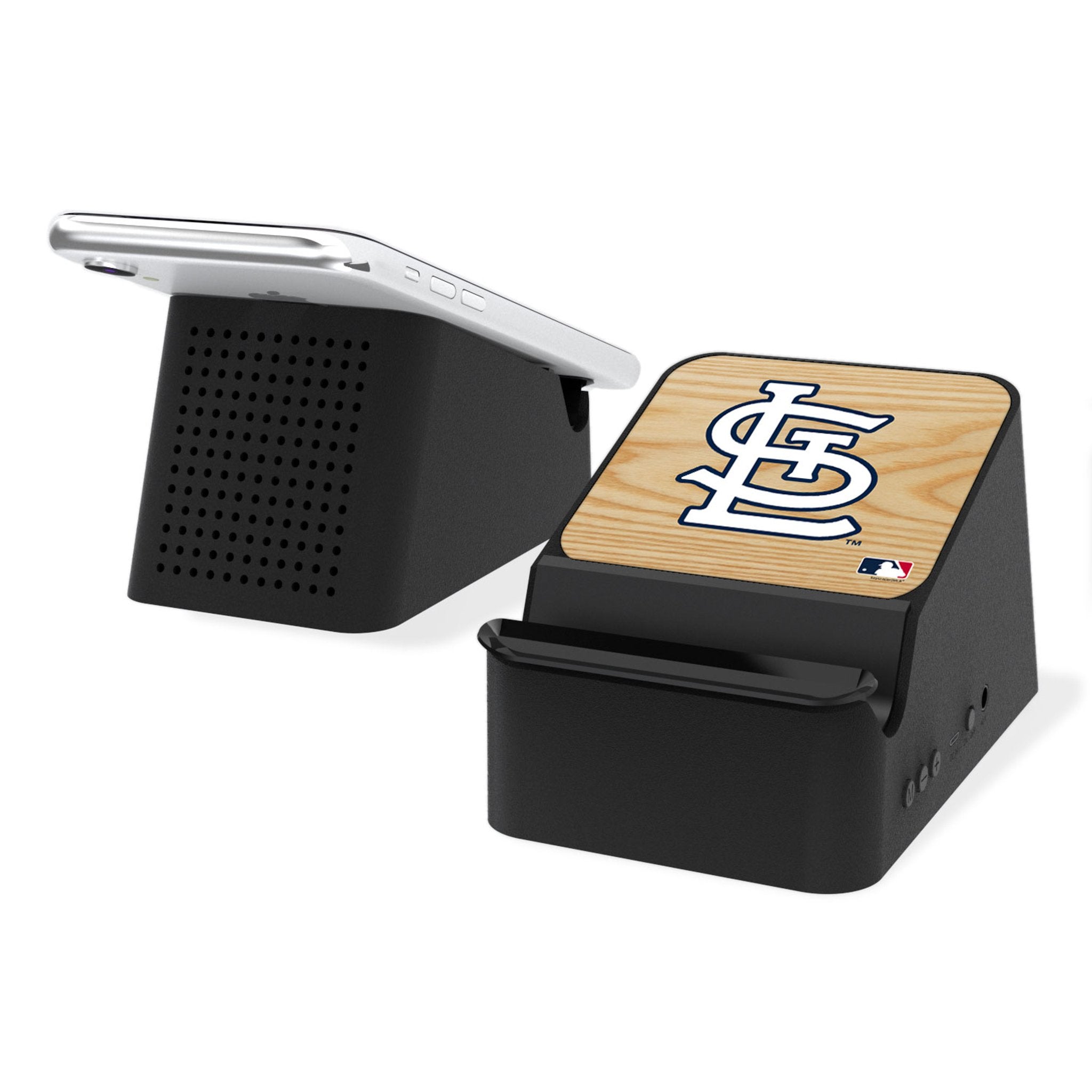 St Louis Cardinals Baseball Bat Wireless Charging Station and Bluetooth Speaker - Sports Gifts, Sports Memorabilia, Sports Collectibles, Fan Shop
