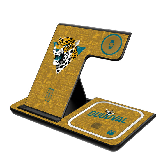 Jacksonville Jaguars 2024 Illustrated Limited Edition 3 in 1 Charging Station-0
