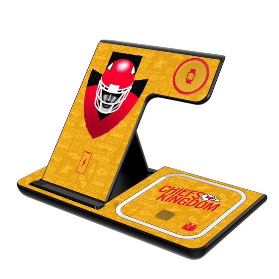 Kansas City Chiefs 2024 Illustrated Limited Edition 3 in 1 Charging Station-0