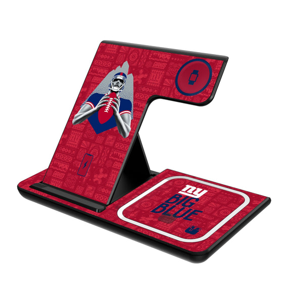 New York Giants 2024 Illustrated Limited Edition 3 in 1 Charging Station-0