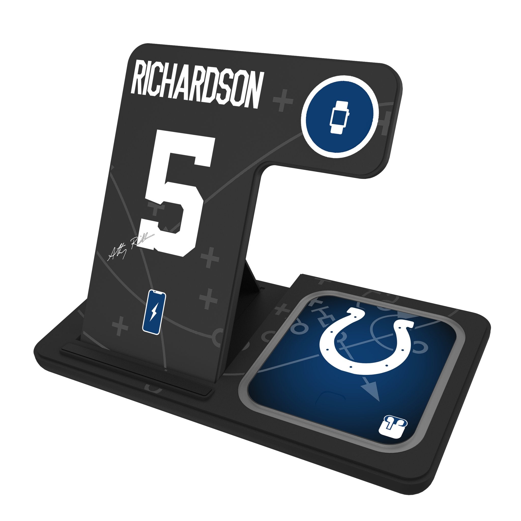 Anthony Richardson Indianapolis Colts 5 Ready 3 in 1 Charging Station - Sports Gifts, Sports Memorabilia, Sports Collectibles, Fan Shop