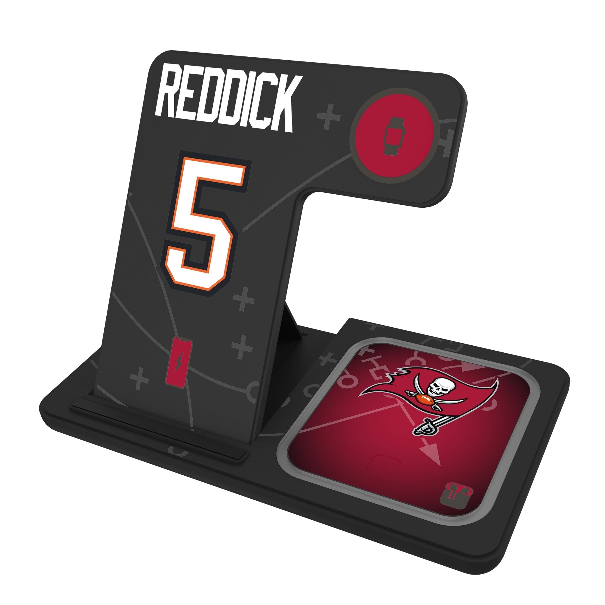 Haason Reddick Tampa Bay Buccaneers 5 Game Tactic 3 in 1 Charging Station - Sports Gifts, Sports Memorabilia, Sports Collectibles, Fan Shop