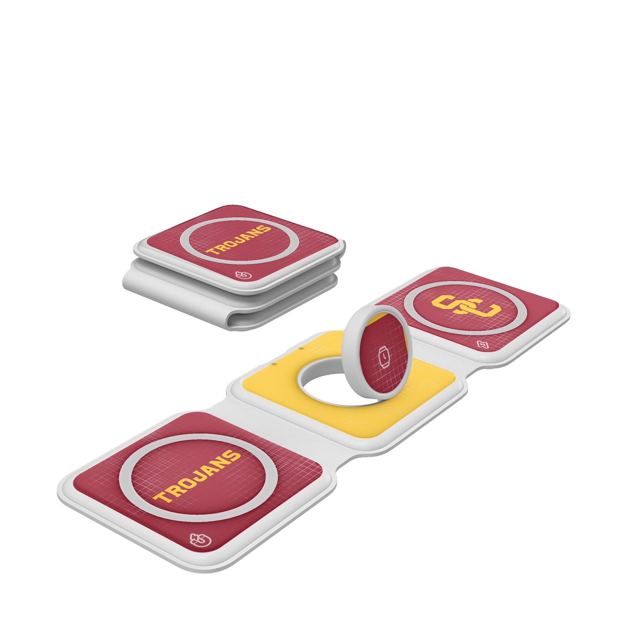 University of Southern California Trojans Hatch Foldable 3 in 1 Charger - Sports Gifts, Sports Memorabilia, Sports Collectibles, Fan Shop