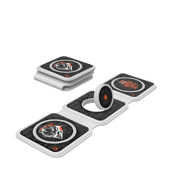Cincinnati Bengals 2024 Illustrated Limited Edition Foldable 3 in 1 Charger-0