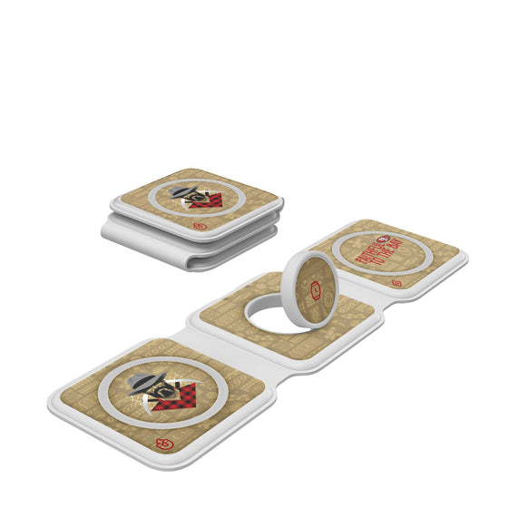 San Francisco 49ers 2024 Illustrated Limited Edition Foldable 3 in 1 Charger-0