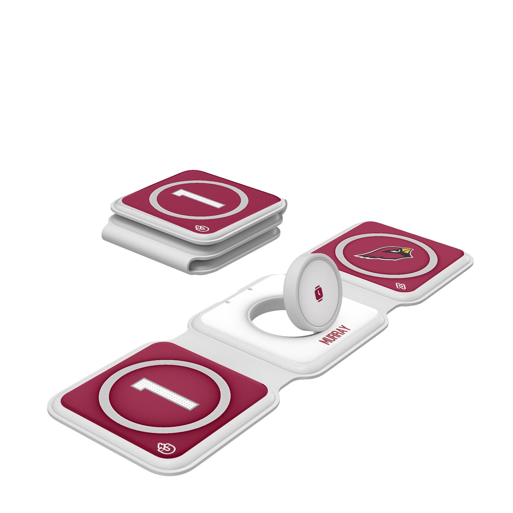 Kyler Murray Arizona Cardinals 1 Ready Foldable 3 in 1 Charger - Sports Gifts, Sports Memorabilia, Sports Collectibles, Fan Shop