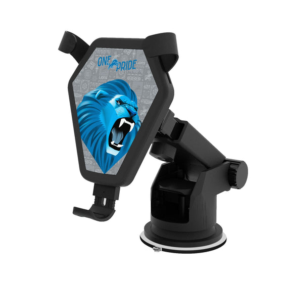 Detroit Lions 2024 Illustrated Limited Edition Wireless Car Charger-0