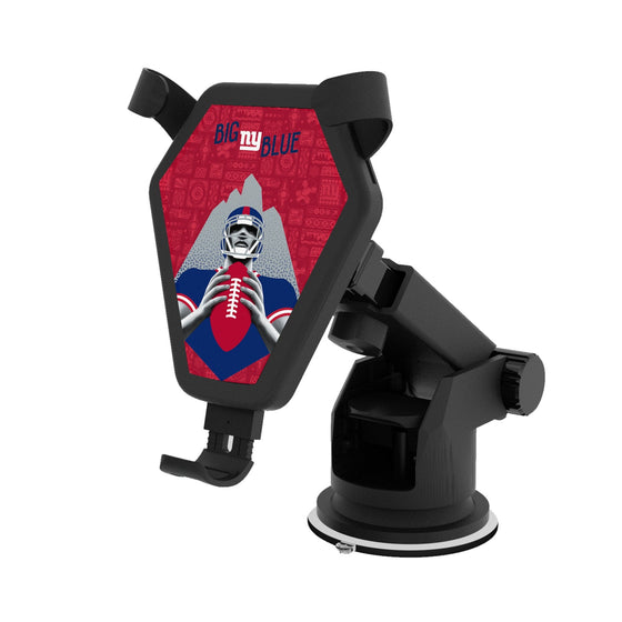 New York Giants 2024 Illustrated Limited Edition Wireless Car Charger-0