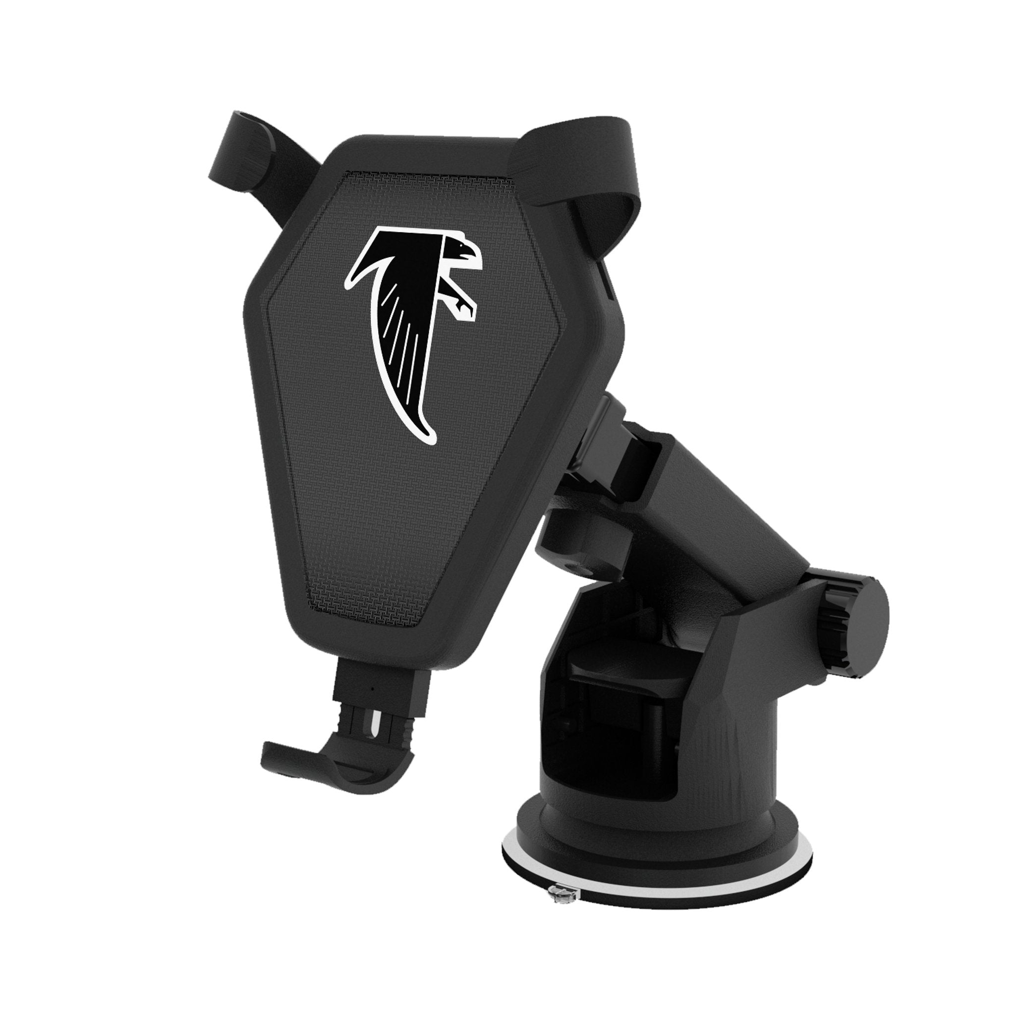 Atlanta Falcons Classic  Linen Wireless Car Charger - Sports Gifts, Sports Memorabilia, Sports Collectibles, Fan Shop
