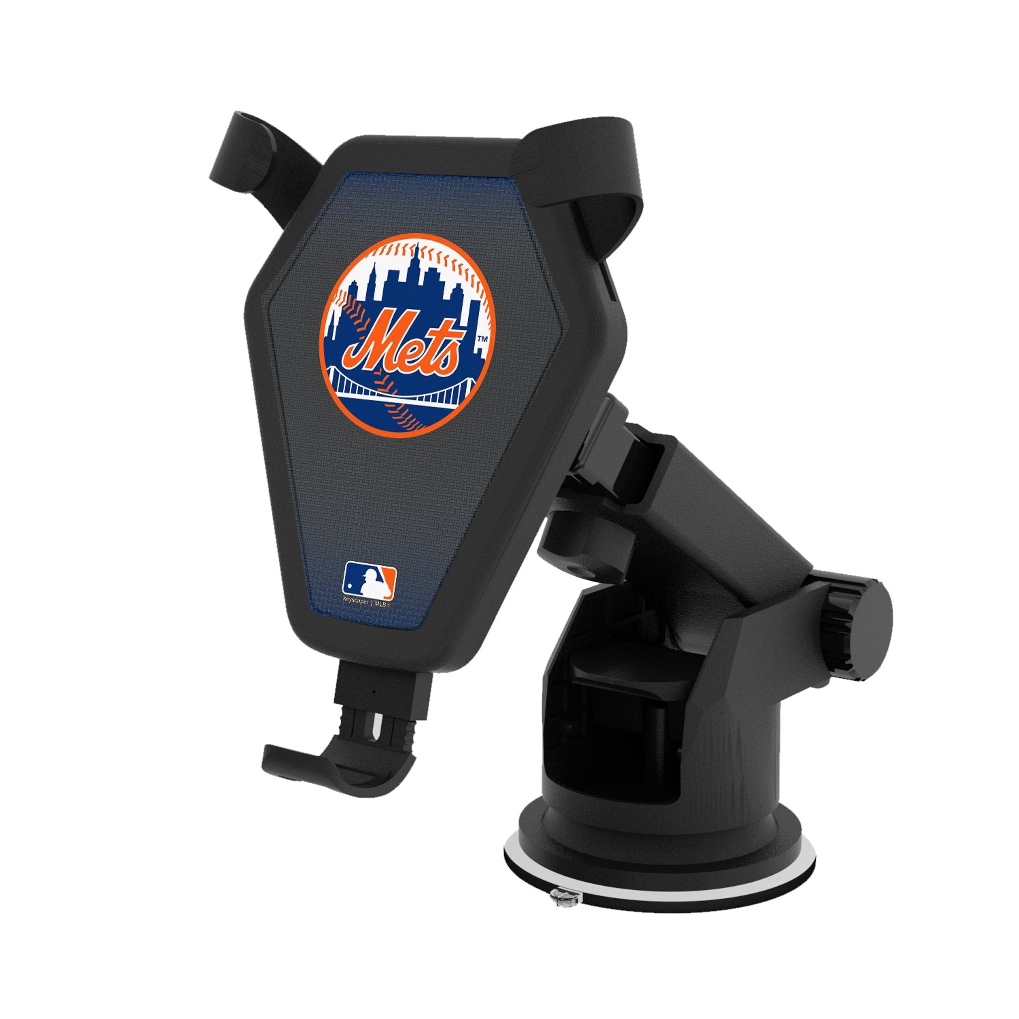 New York Mets Linen Wireless Car Charger - Sports Gifts, Sports Memorabilia, Sports Collectibles, Fan Shop