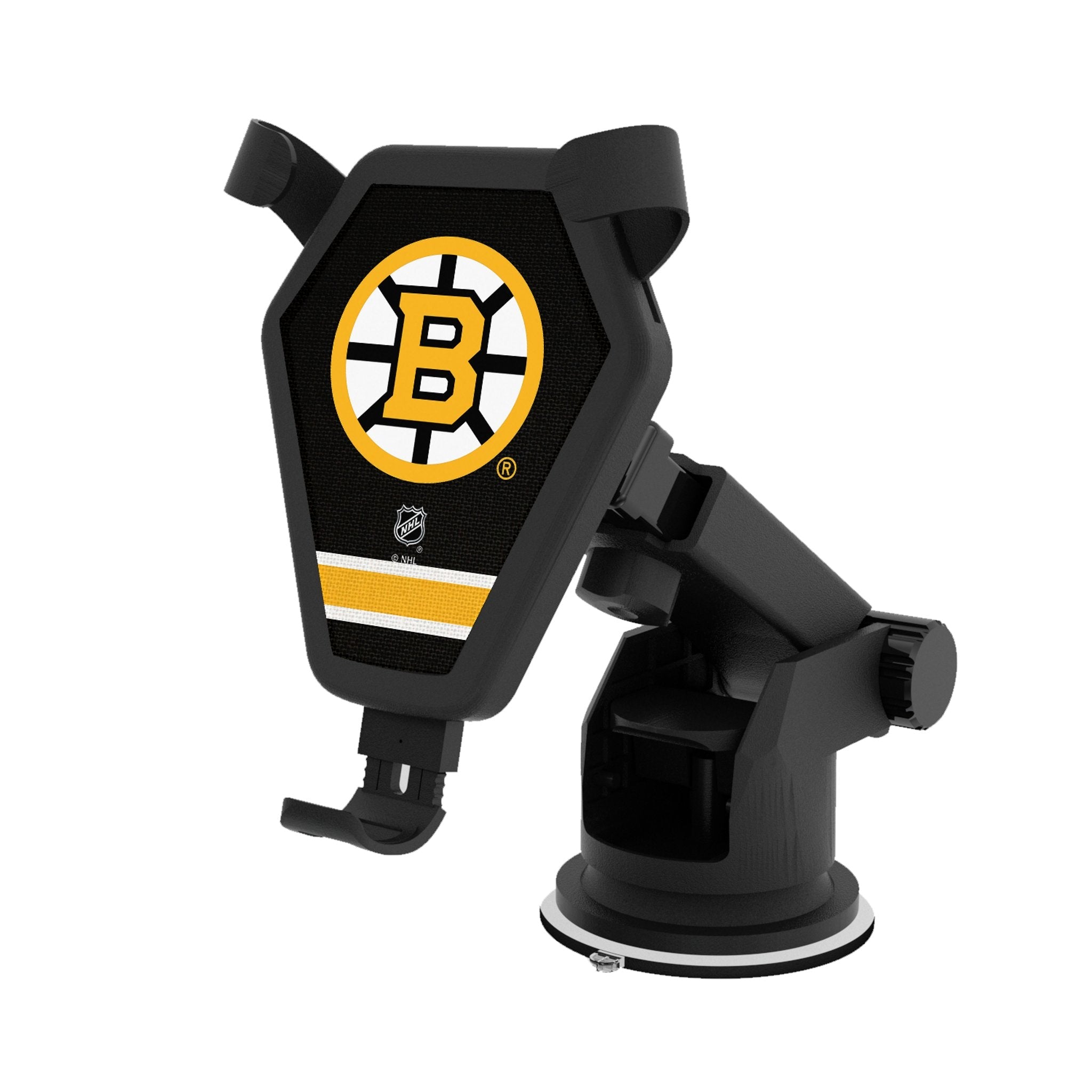 Boston Bruins Stripe Wireless Car Charger - Sports Gifts, Sports Memorabilia, Sports Collectibles, Fan Shop
