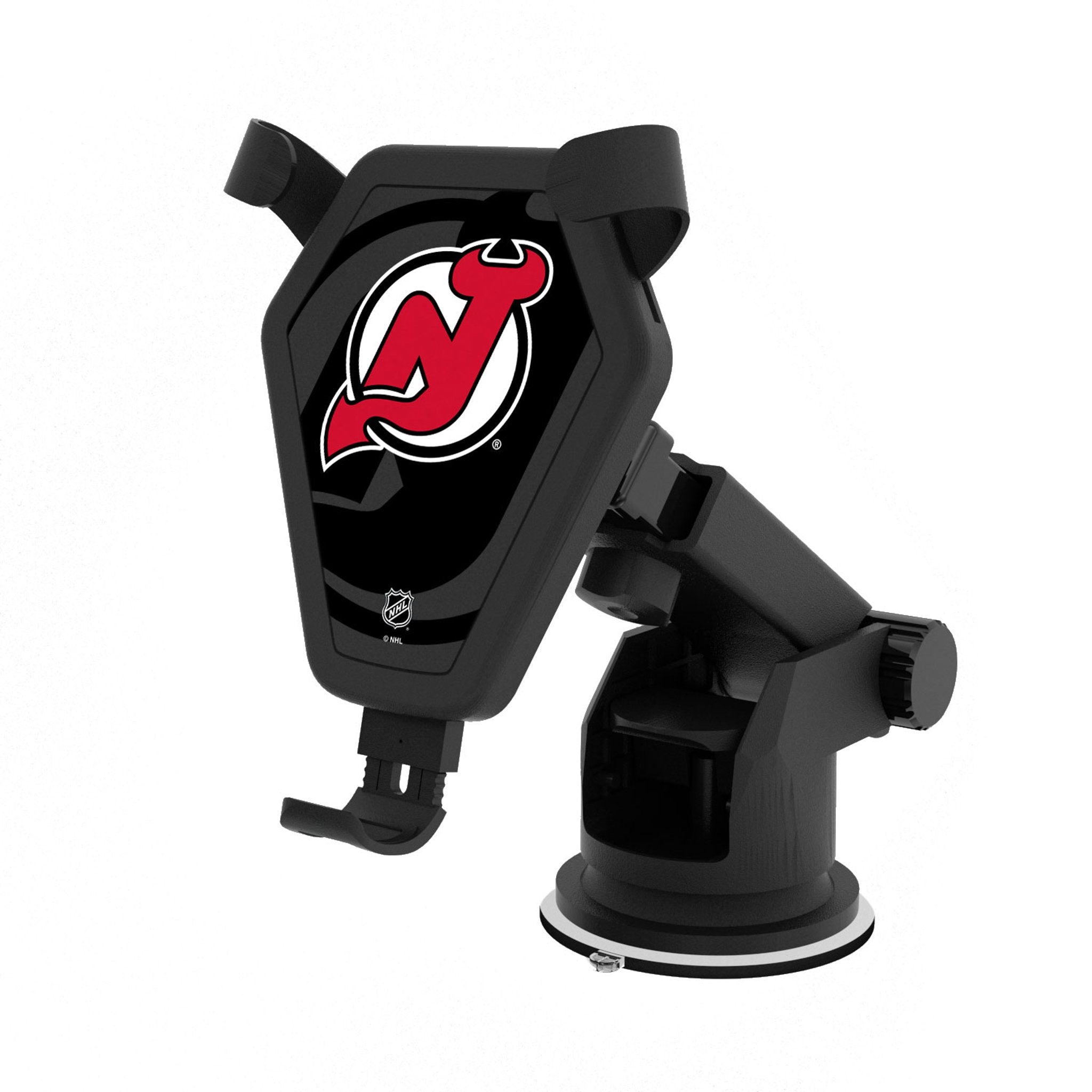 New Jersey Devils Monocolor Tilt Wireless Car Charger - Sports Gifts, Sports Memorabilia, Sports Collectibles, Fan Shop