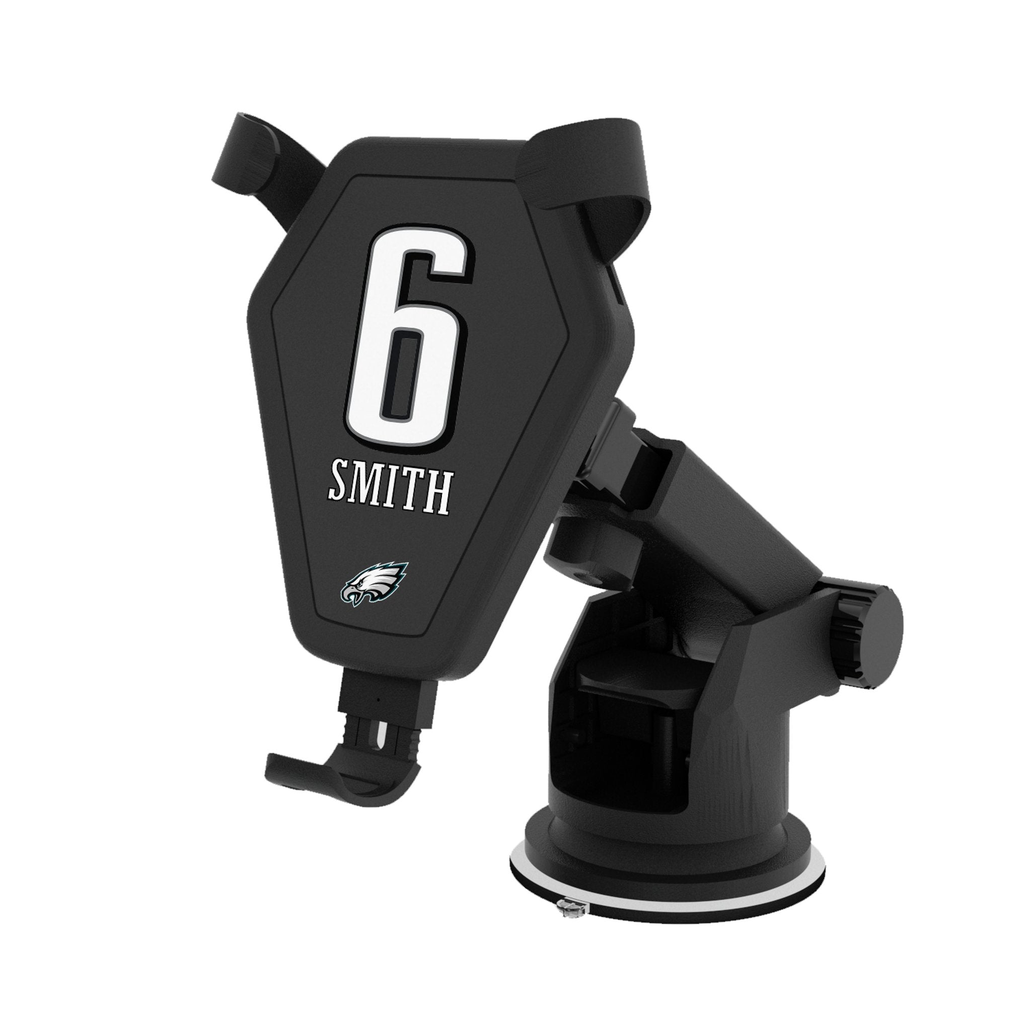 DeVonta Smith Philadelphia Eagles 6 Ready Wireless Car Charger - Sports Gifts, Sports Memorabilia, Sports Collectibles, Fan Shop