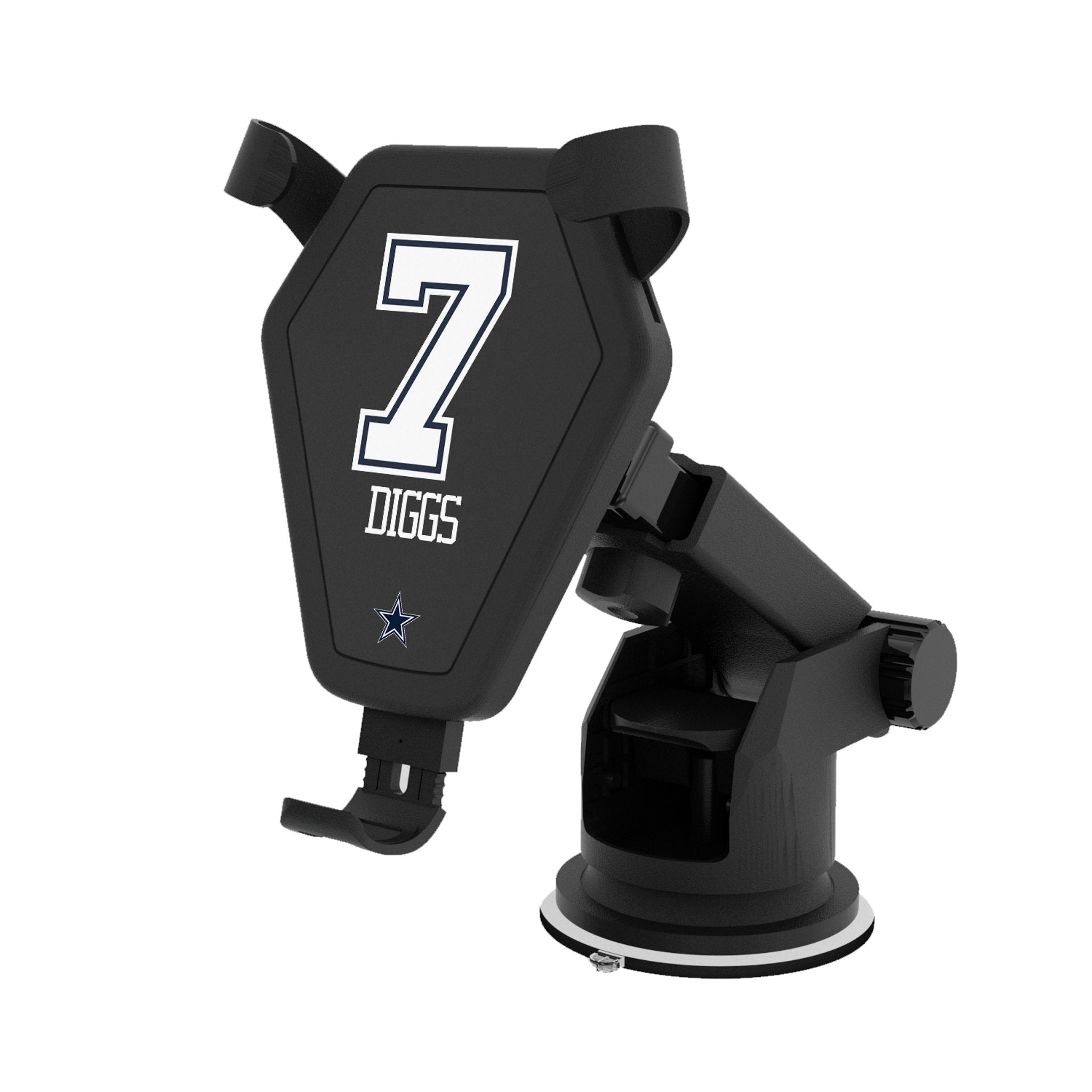 Trevon Diggs Dallas Cowboys 7 Ready Wireless Car Charger - Sports Gifts, Sports Memorabilia, Sports Collectibles, Fan Shop