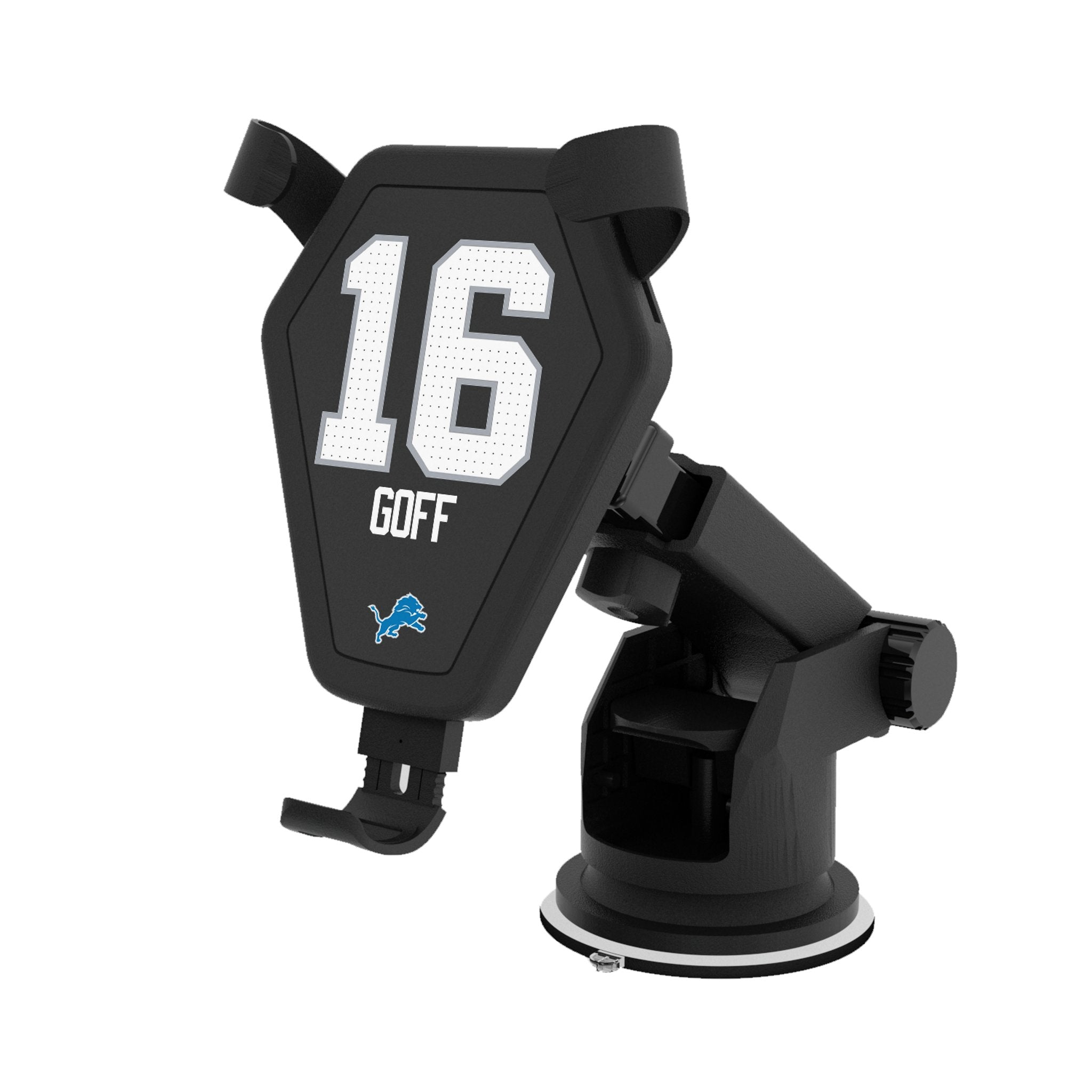 Jared Goff Detroit Lions 16 Ready Wireless Car Charger - Sports Gifts, Sports Memorabilia, Sports Collectibles, Fan Shop