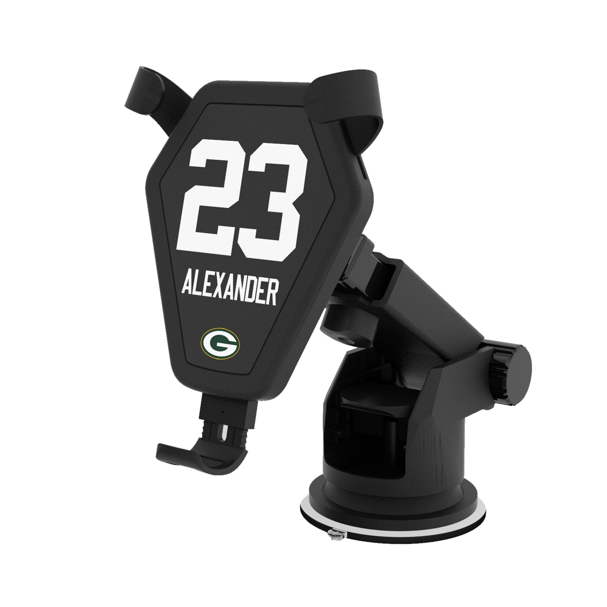 Jaire Alexander Green Bay Packers 23 Ready Wireless Car Charger - Sports Gifts, Sports Memorabilia, Sports Collectibles, Fan Shop