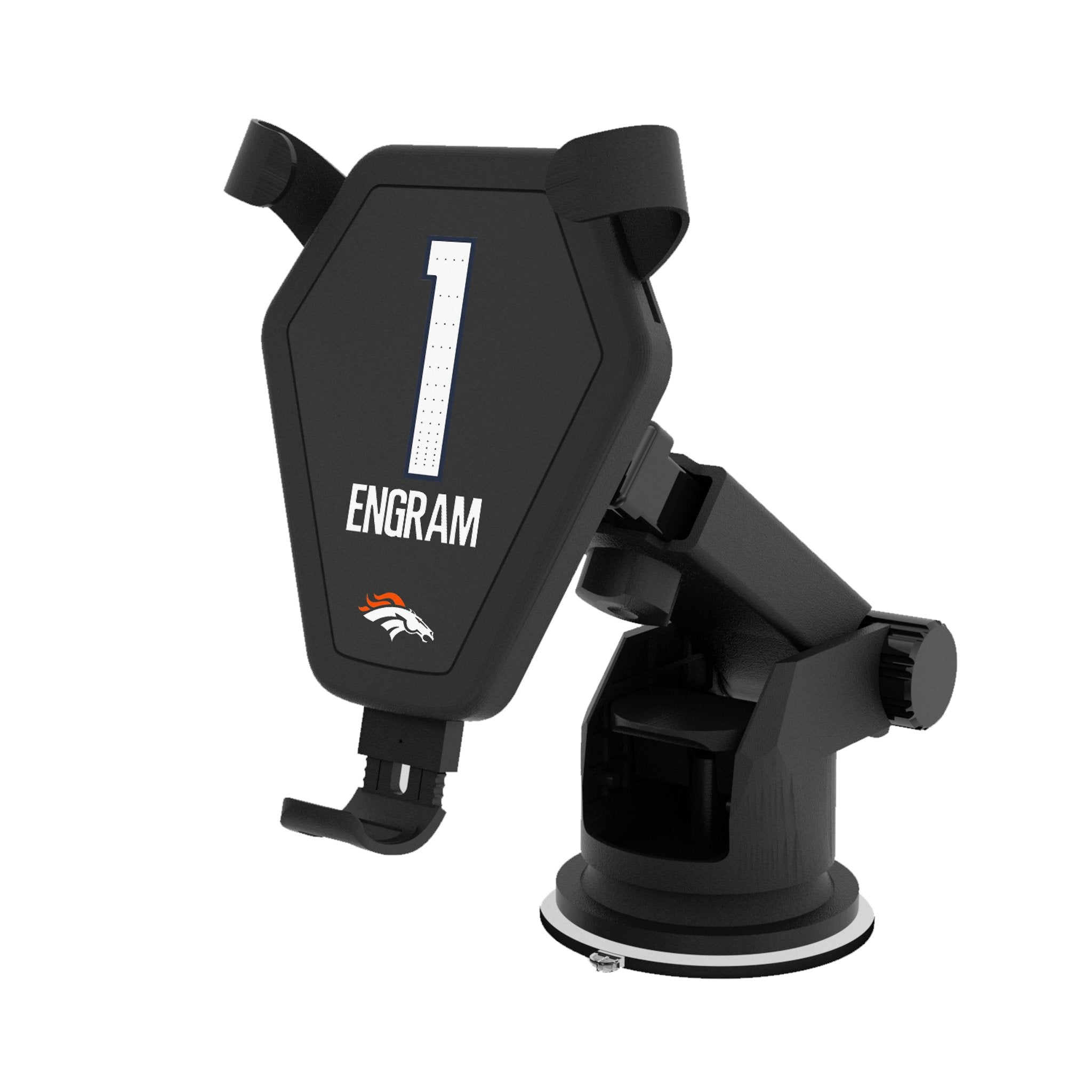 Evan Engram Denver Broncos 1 Game Tactic Wireless Car Charger - Sports Gifts, Sports Memorabilia, Sports Collectibles, Fan Shop