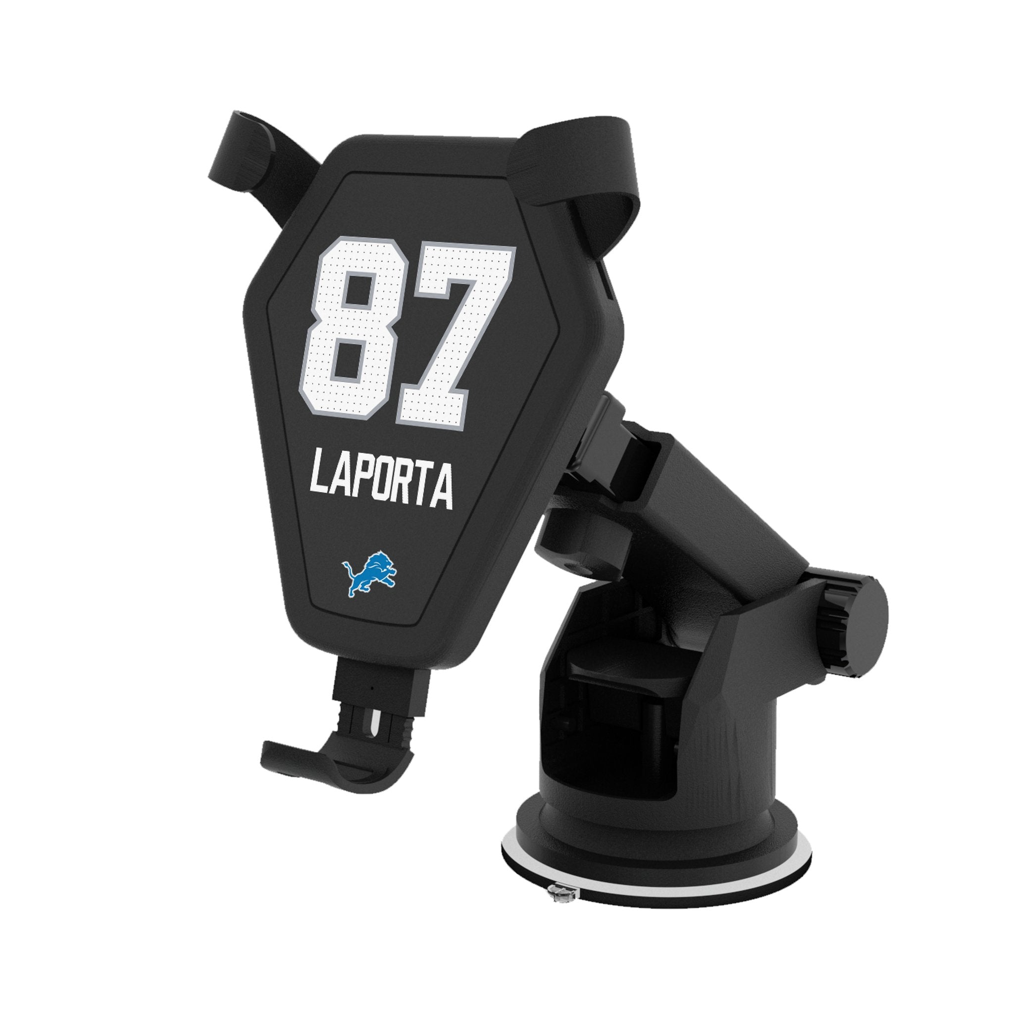Sam LaPorta Detroit Lions 87 Ready Wireless Car Charger - Sports Gifts, Sports Memorabilia, Sports Collectibles, Fan Shop