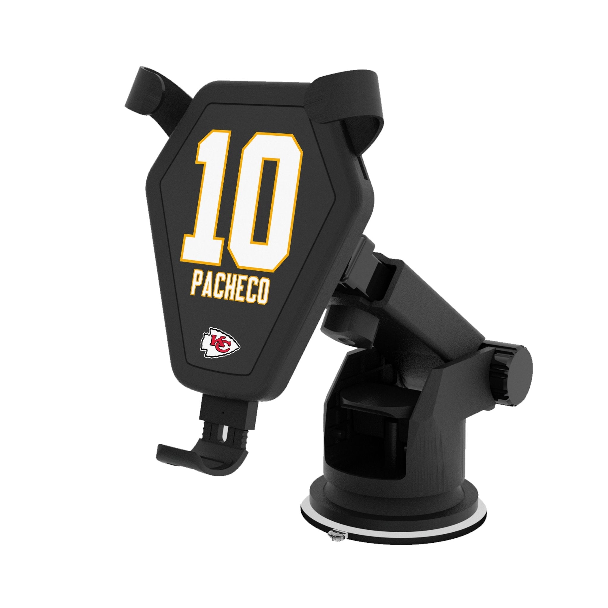 Isiah Pacheco Kansas City Chiefs 10 Ready Wireless Car Charger - Sports Gifts, Sports Memorabilia, Sports Collectibles, Fan Shop
