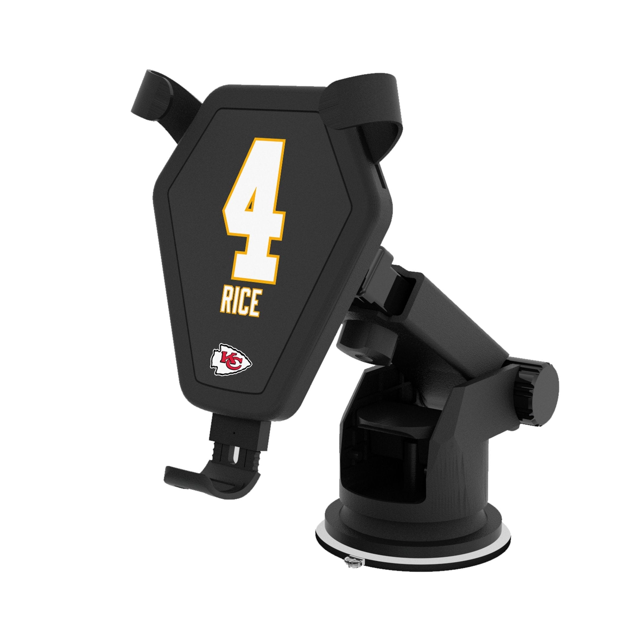 Rashee Rice Kansas City Chiefs 4 Ready Wireless Car Charger - Sports Gifts, Sports Memorabilia, Sports Collectibles, Fan Shop