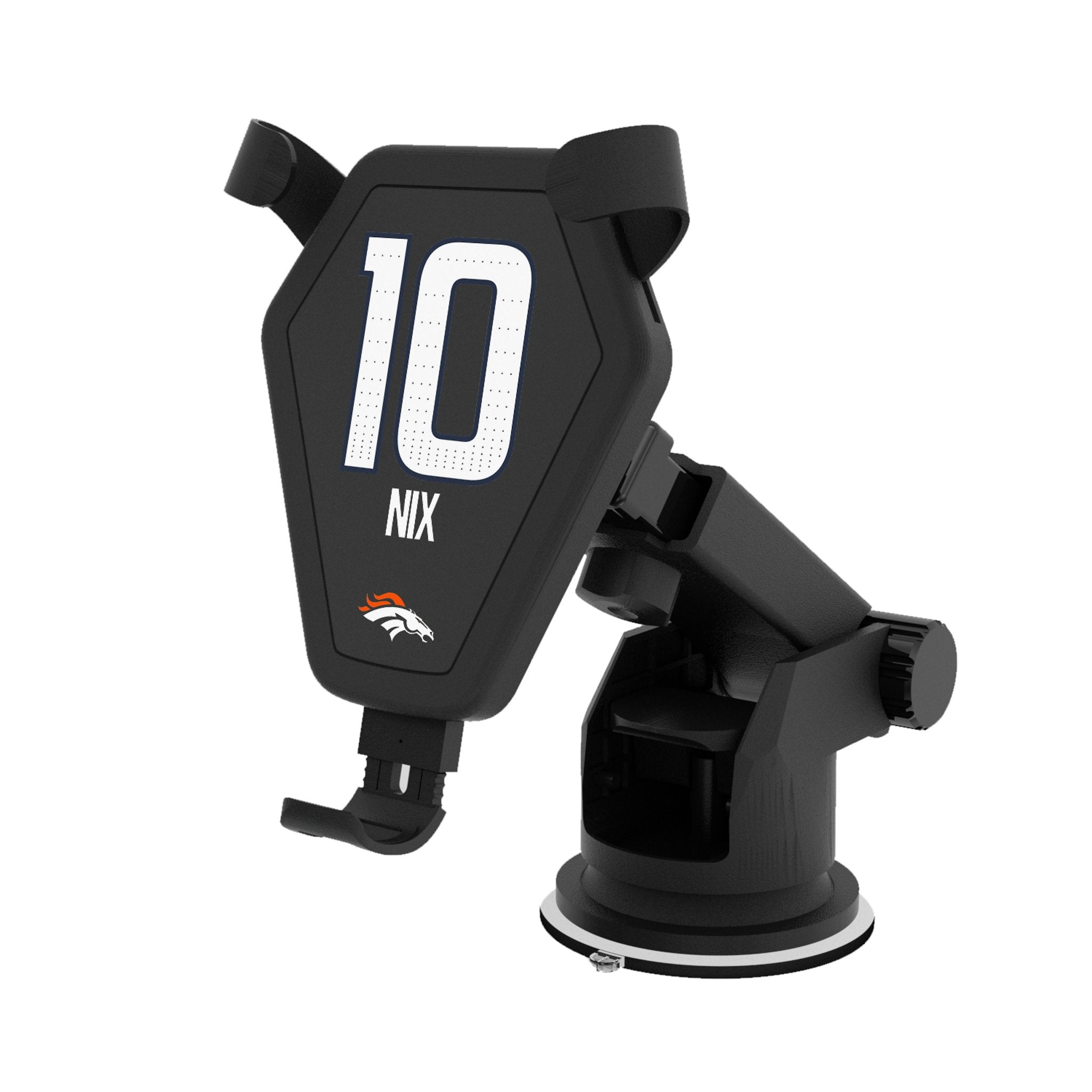 Bo Nix Denver Broncos 10 Game Tactic Wireless Car Charger - Sports Gifts, Sports Memorabilia, Sports Collectibles, Fan Shop