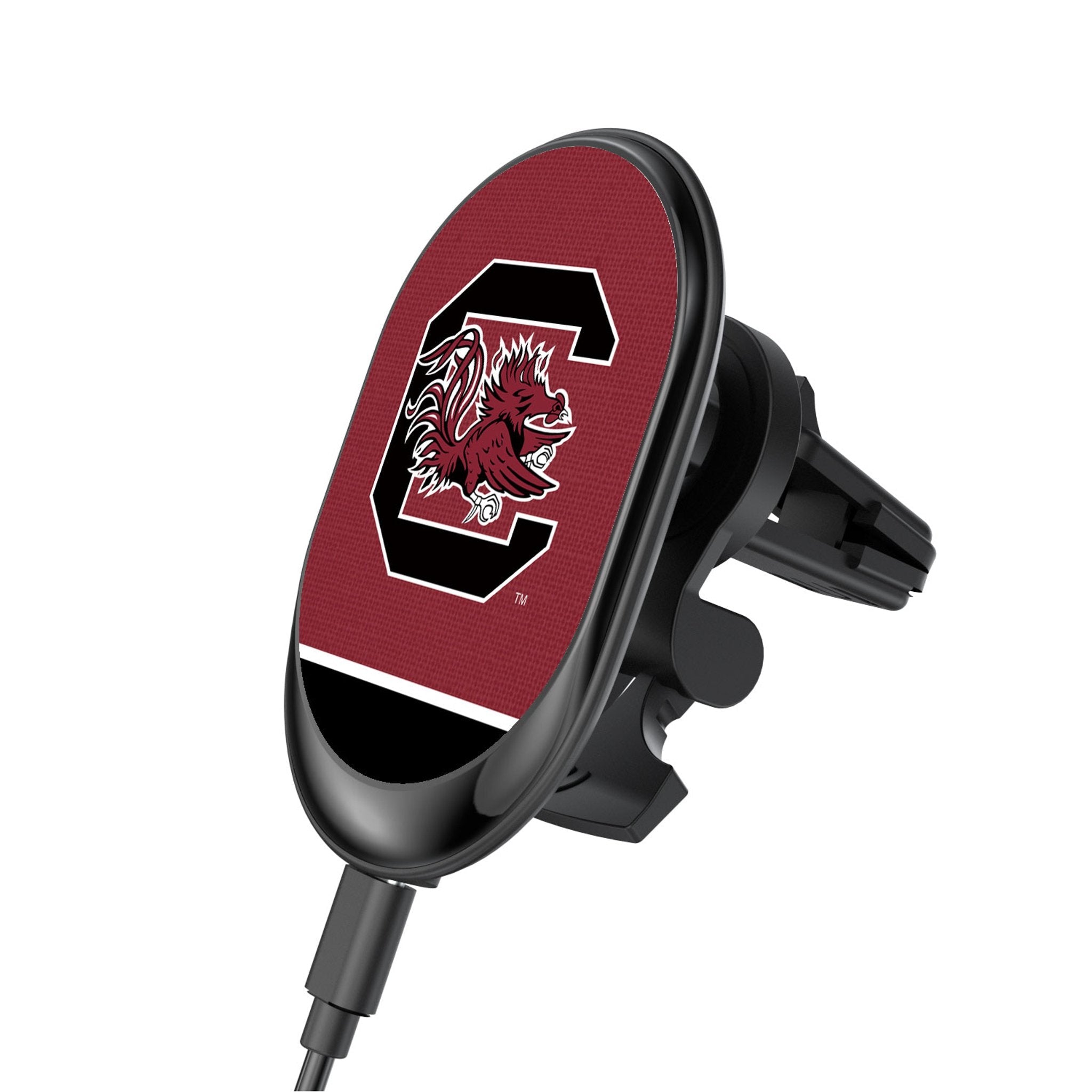 University of South Carolina Gamecocks Endzone Solid Wireless Mag Car Charger - Sports Gifts, Sports Memorabilia, Sports Collectibles, Fan Shop