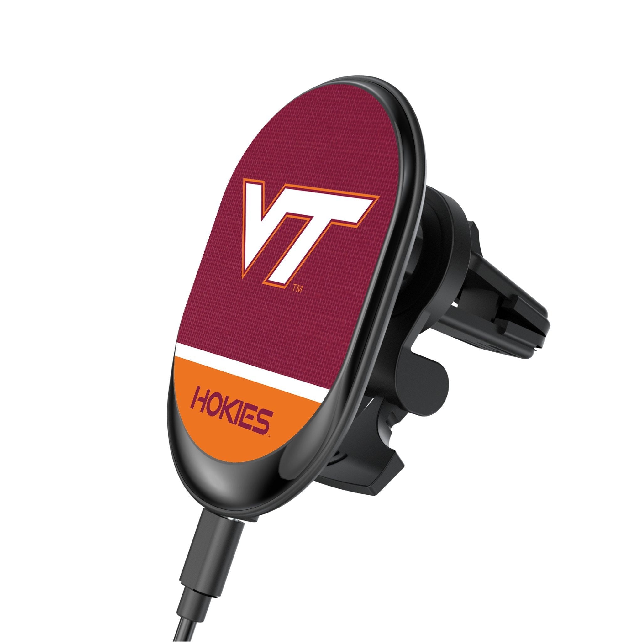 Virginia Tech Hokies Endzone Solid Wireless Mag Car Charger - Sports Gifts, Sports Memorabilia, Sports Collectibles, Fan Shop