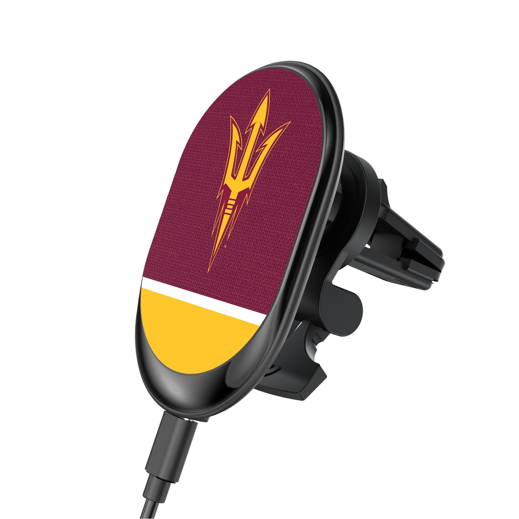 Arizona State University Sun Devils Endzone Solid Wireless Mag Car Charger - Sports Gifts, Sports Memorabilia, Sports Collectibles, Fan Shop