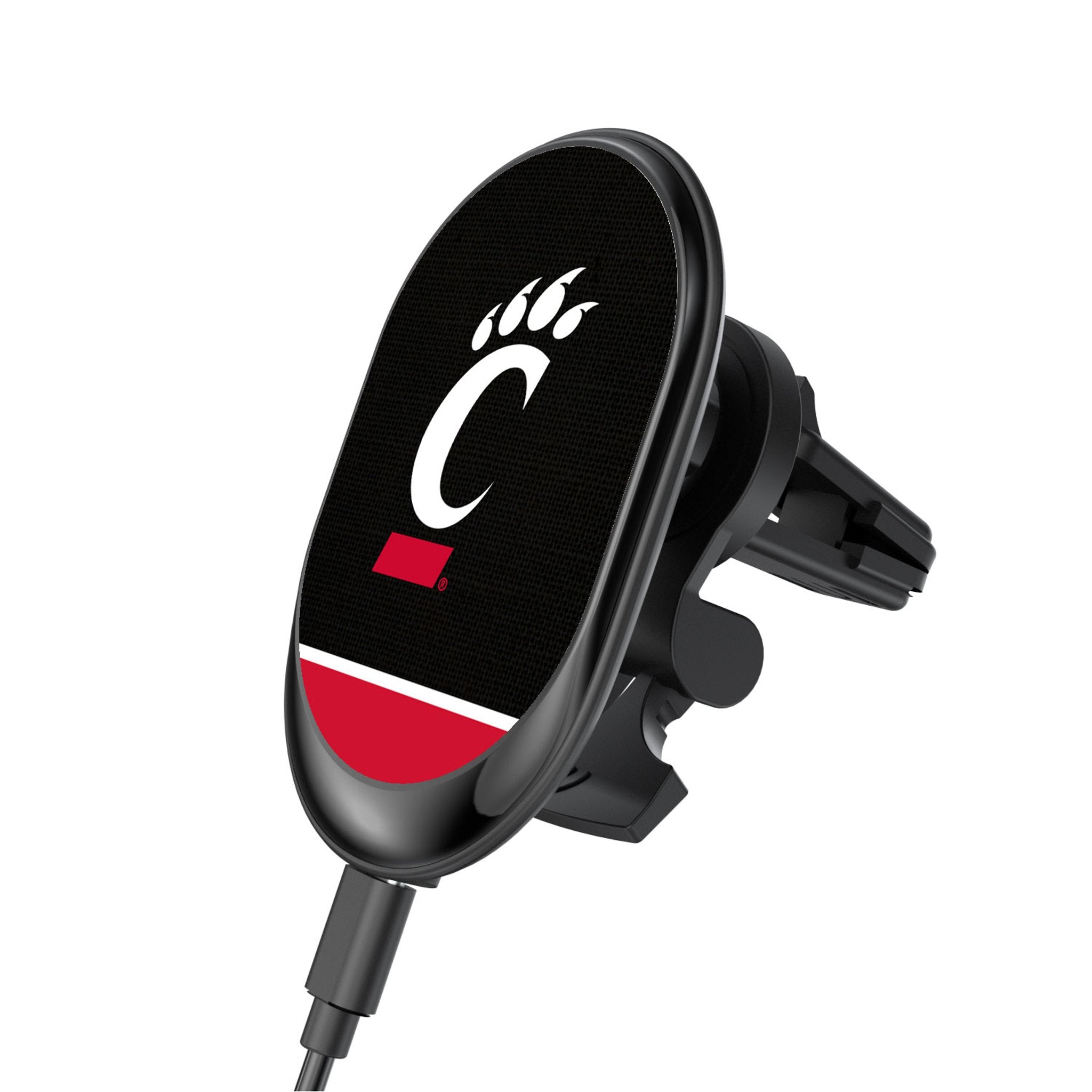University of Cincinnati Bearcats Endzone Solid Wireless Mag Car Charger - Sports Gifts, Sports Memorabilia, Sports Collectibles, Fan Shop
