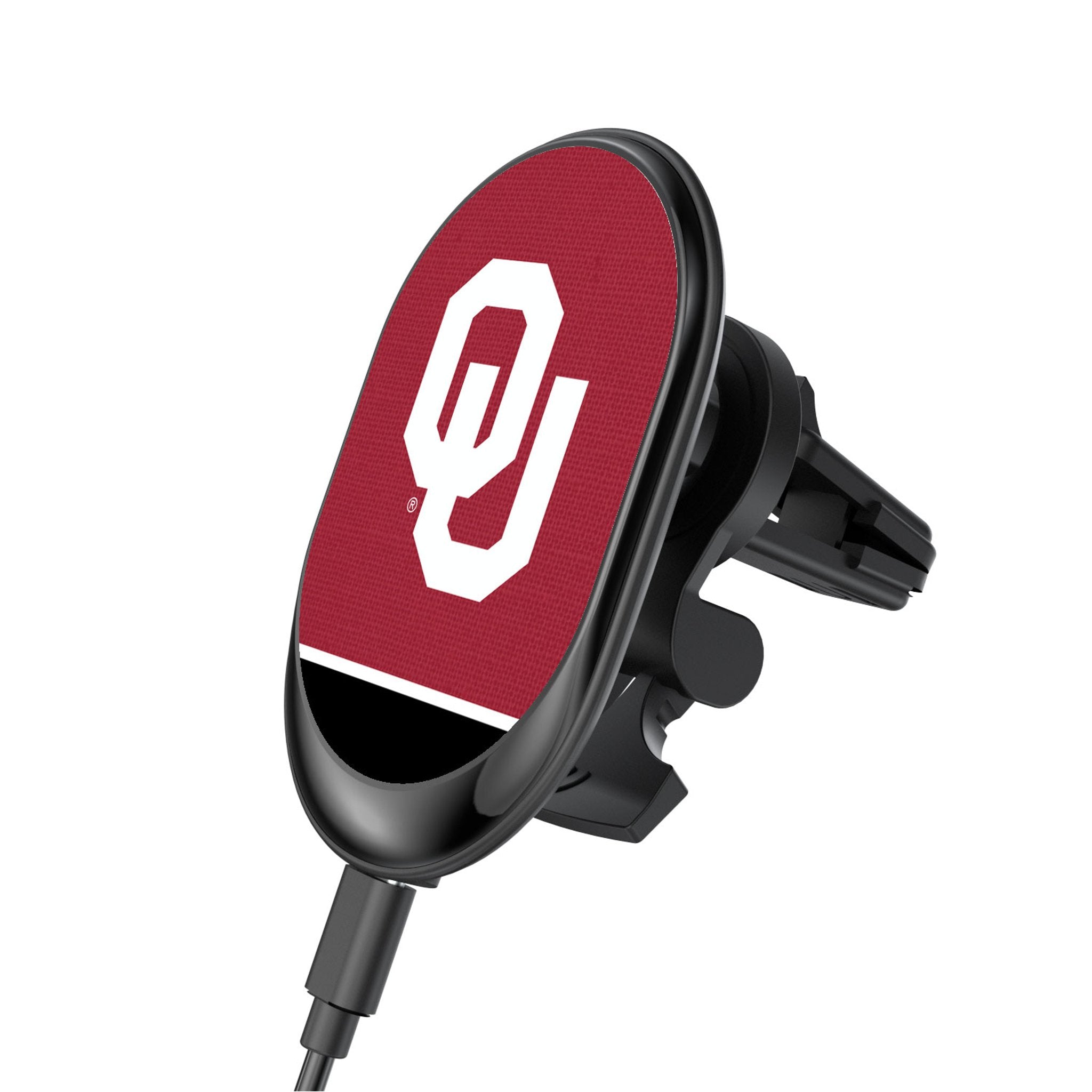 University of Oklahoma Sooners Endzone Solid Wireless Mag Car Charger - Sports Gifts, Sports Memorabilia, Sports Collectibles, Fan Shop