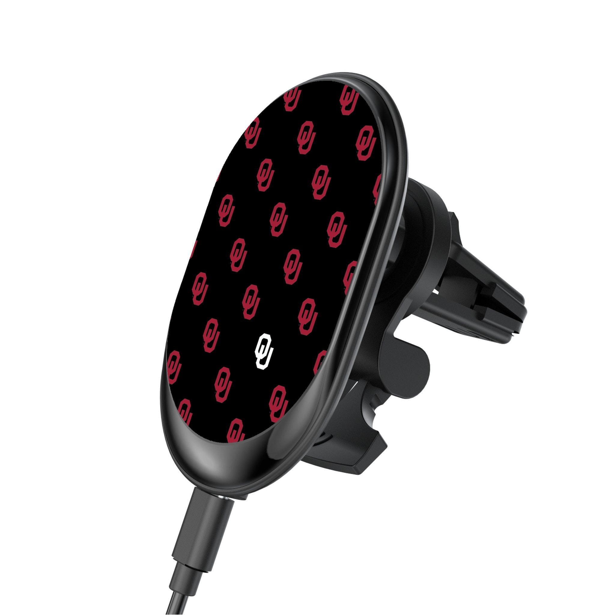 University of Oklahoma Sooners Fashion Pattern Wireless Mag Car Charger - Sports Gifts, Sports Memorabilia, Sports Collectibles, Fan Shop